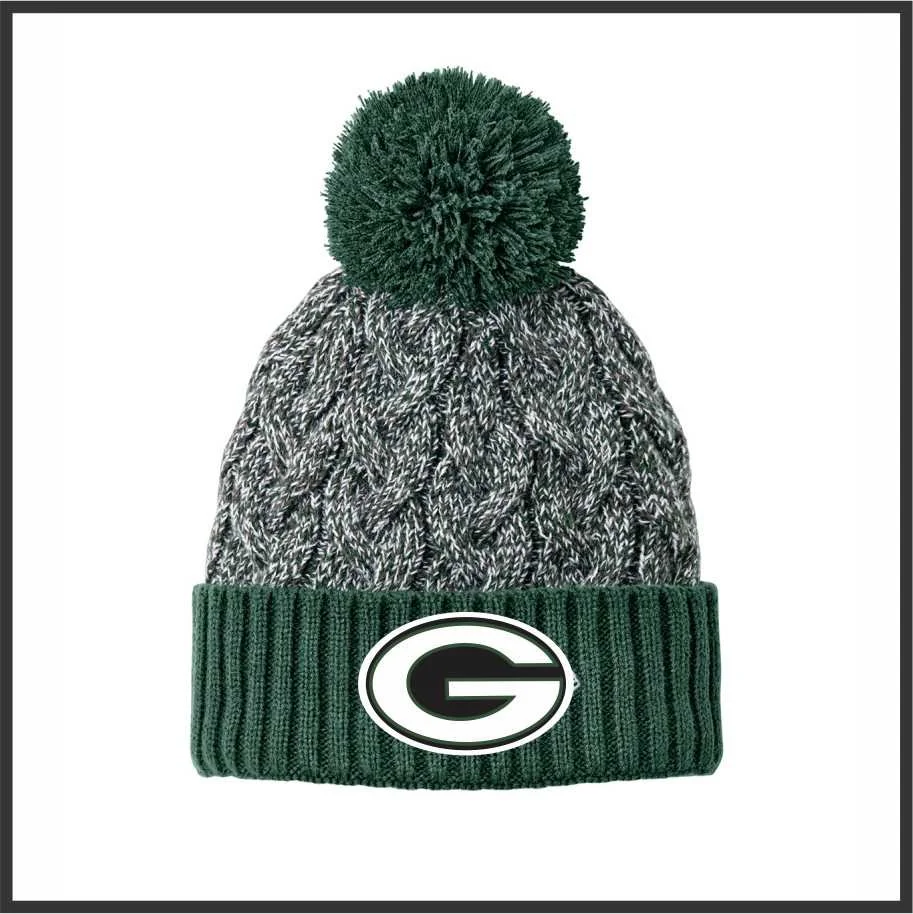 Greenville G Green Pom Beanie (ne910)