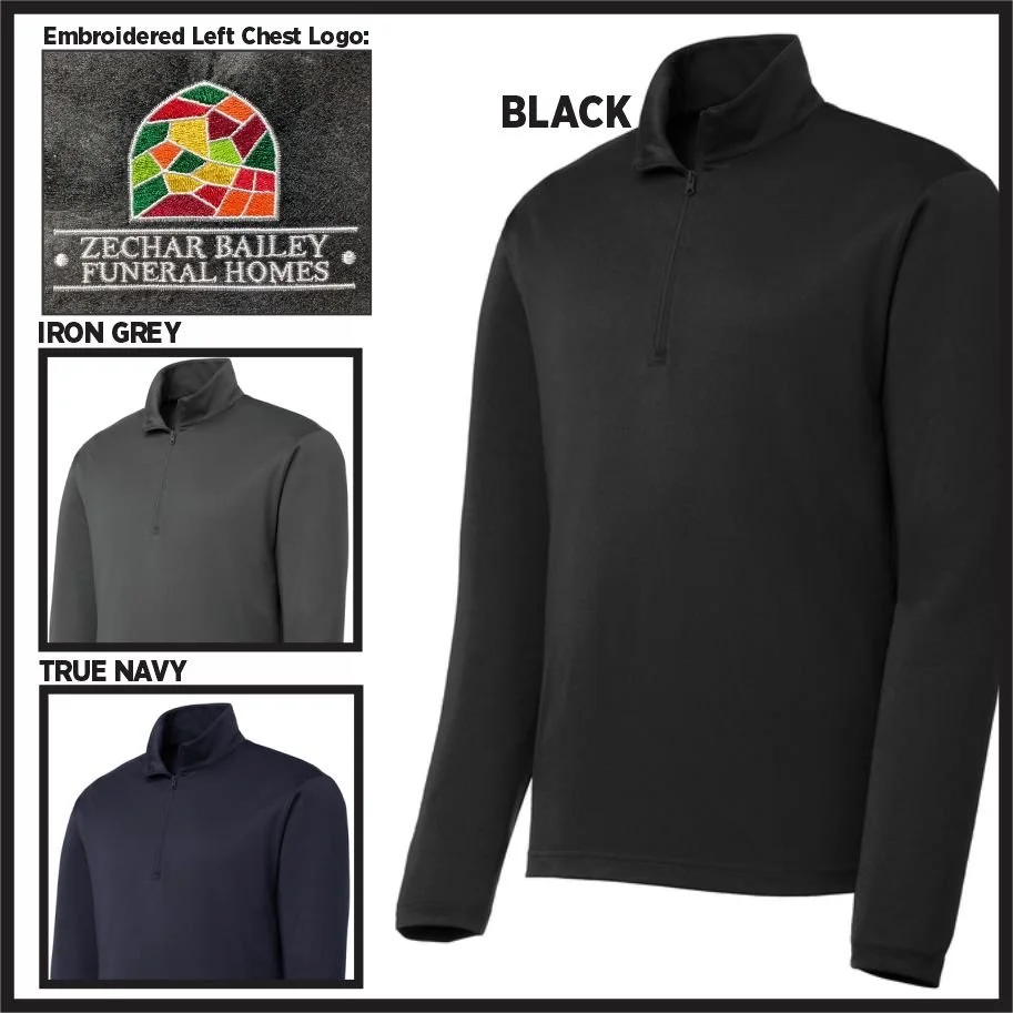 Zechar Bailey DryFit Wick 1/4 Zip (ST357)