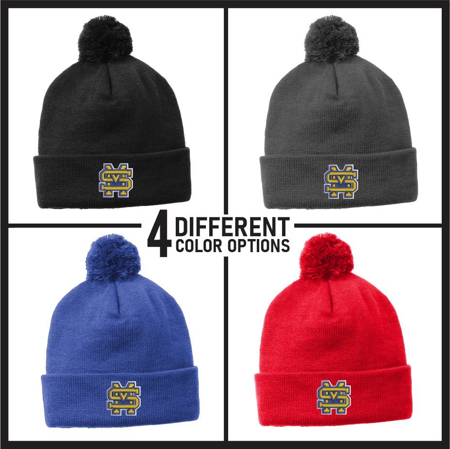 St. Mary's solid pom beanie (stc37)