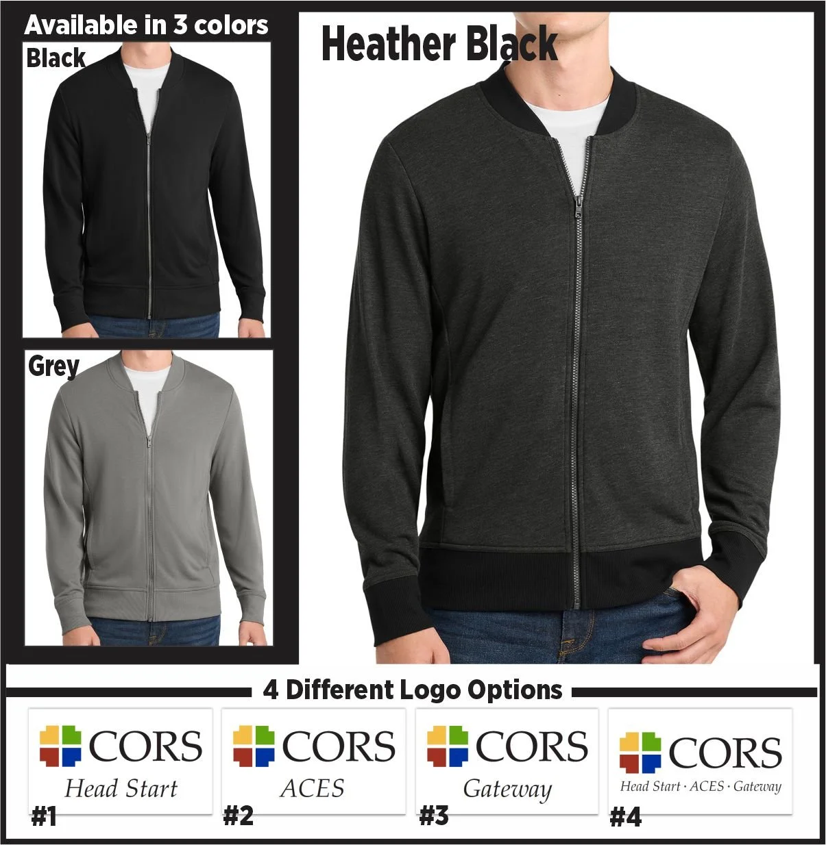 CORS French Terry Bomber Jacket (st274)