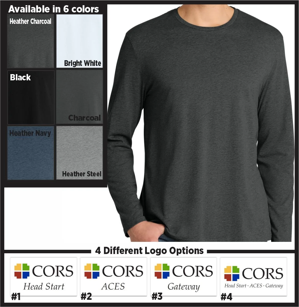 CORS Perfect Weight Long Sleeve Tee (dt105)