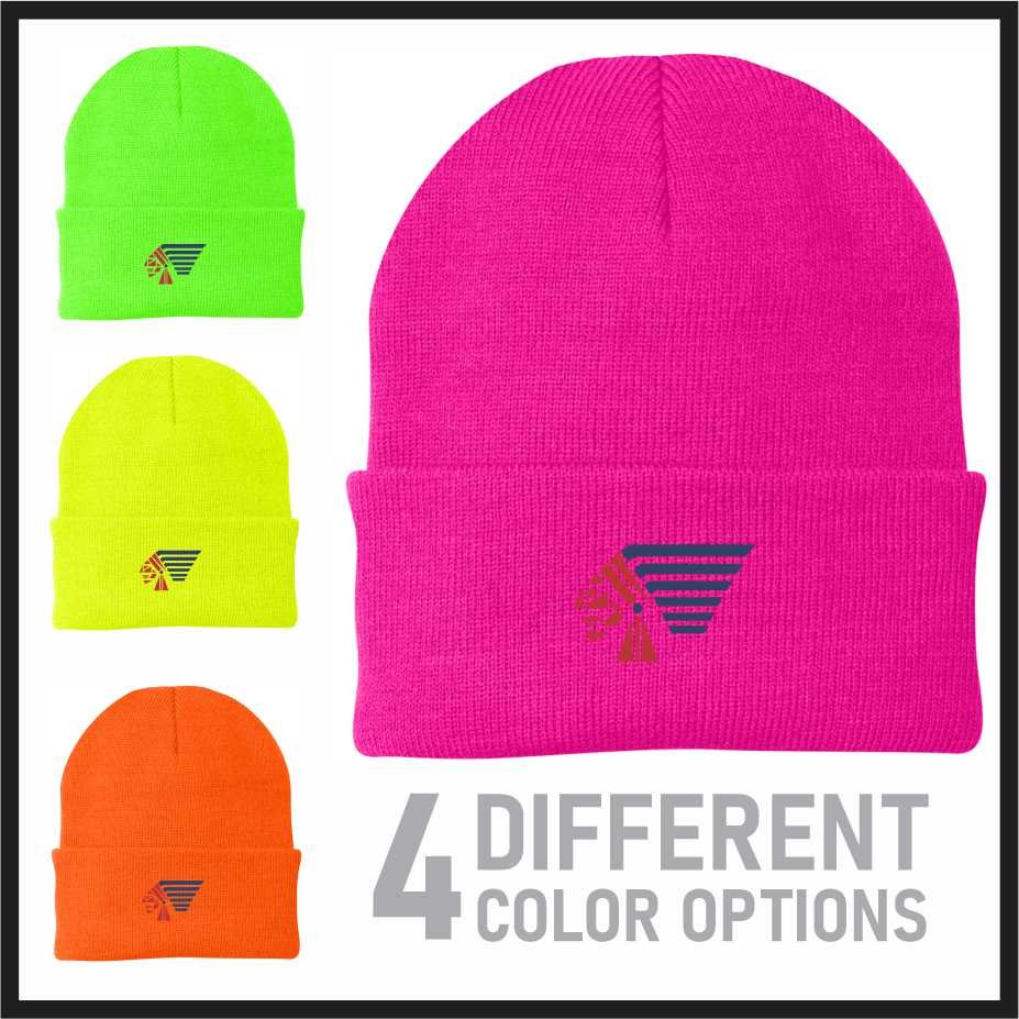 Piqua Neon Sock Hat (cp90)