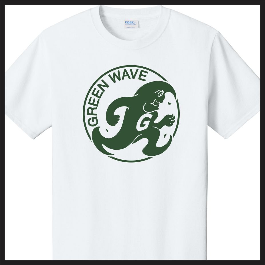 Vintage Greenie WHITE Tee (pc54)