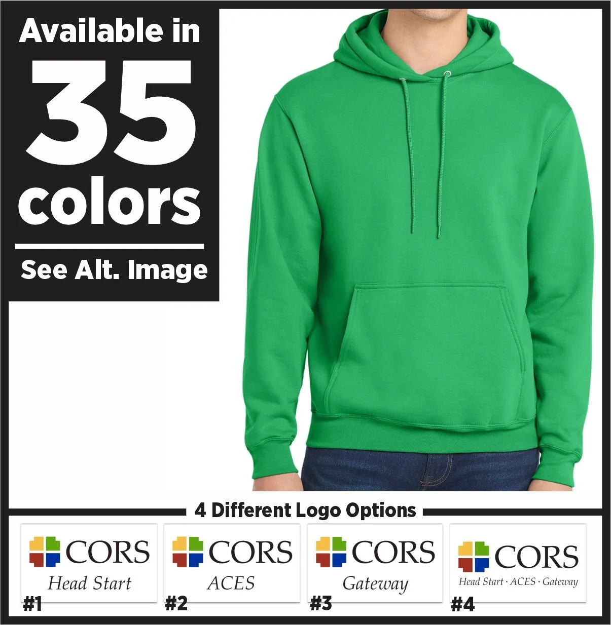 CORS Hooded Sweatshirt (pc78h)