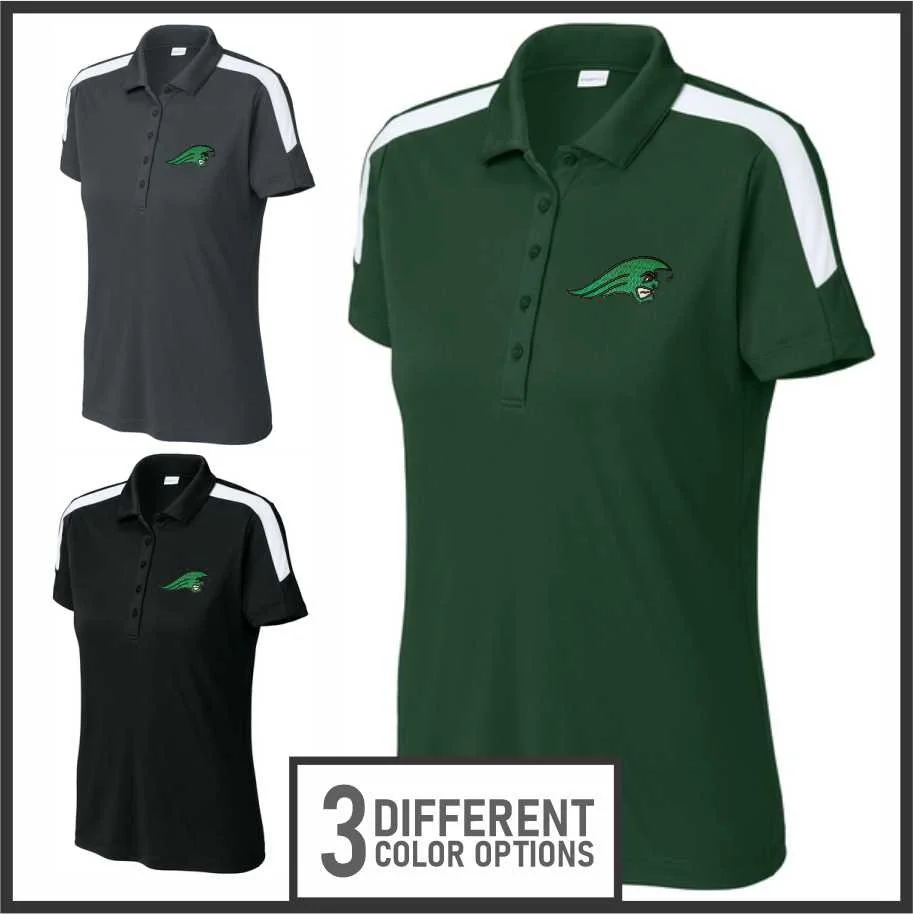 Meanie Greenie Polo LADIES CUT (lst104)