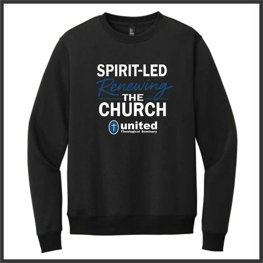 UTS District Perfect Weight Crew Sweatshirt BLACK (dt1106)