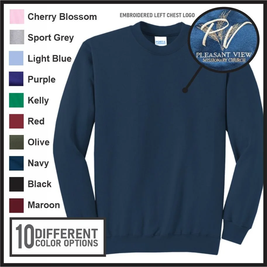 Pleasant View Crew Sweatshirt (pc78)