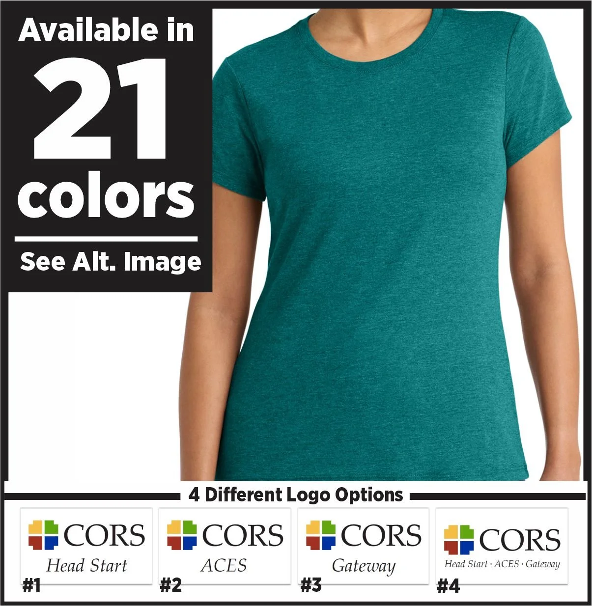 CORS Ladies Cut Perfect Tri Blend Tee (dm130l)