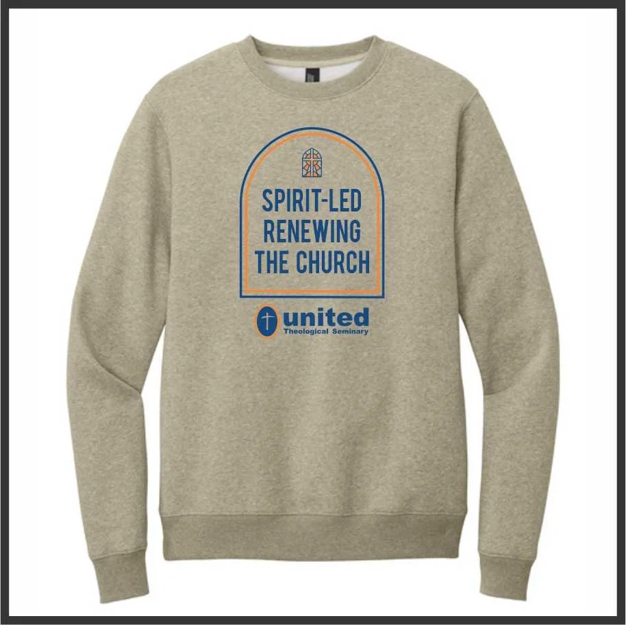 UTS District Perfect Weight Crew Sweatshirt HEATHER LATTE (dt1106)