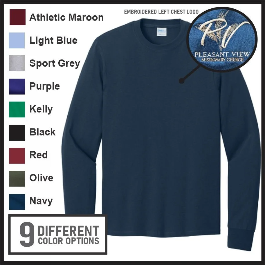 Pleasant View Long Sleeve Tee (pc54ls)