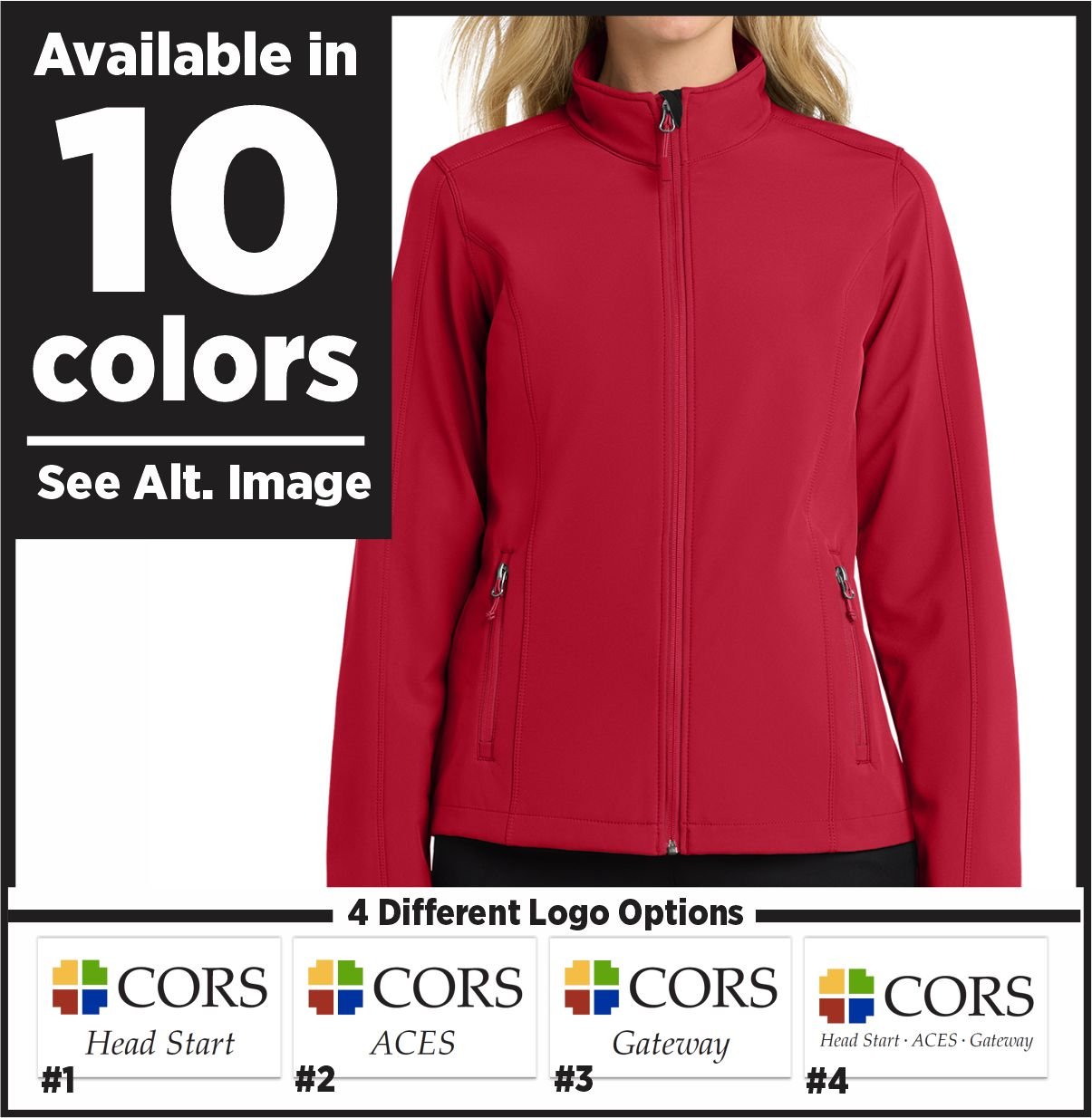 CORS Ladies Cut Soft Shell Jacket (l317)