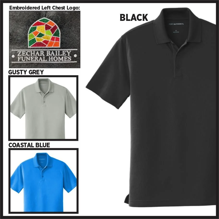 Zechar Bailey Dryzone UV Micromesh Polo (K110)
