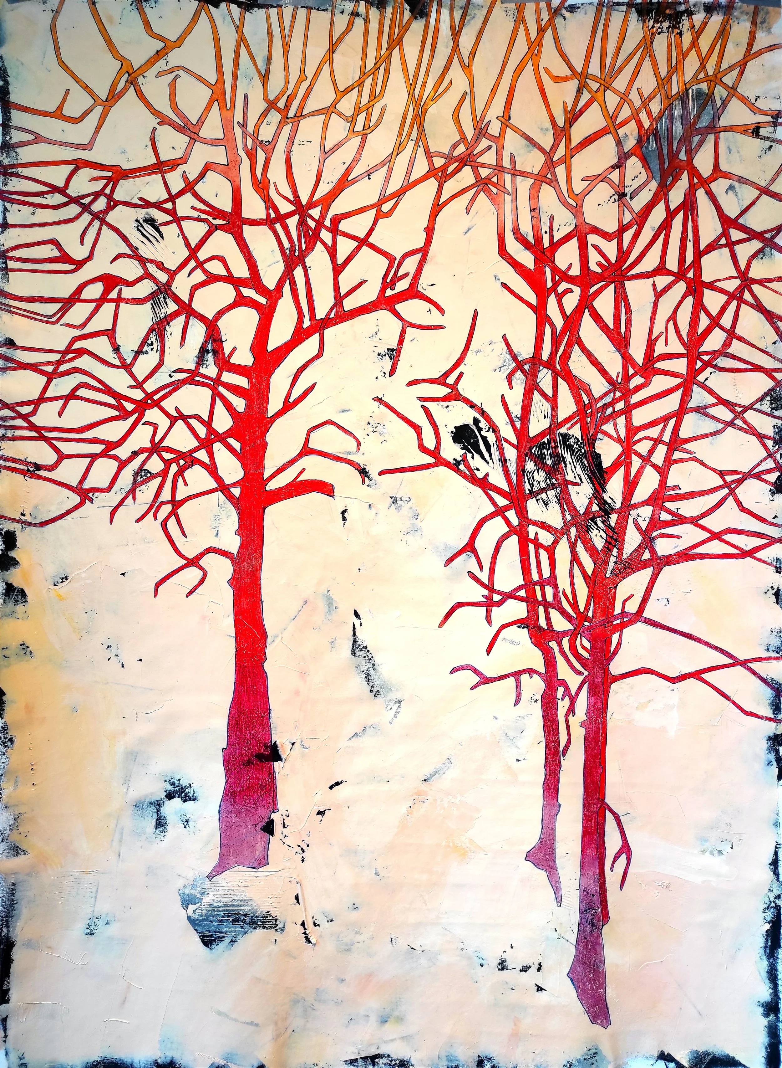 Neuronowe drzewa I - 150x108cm