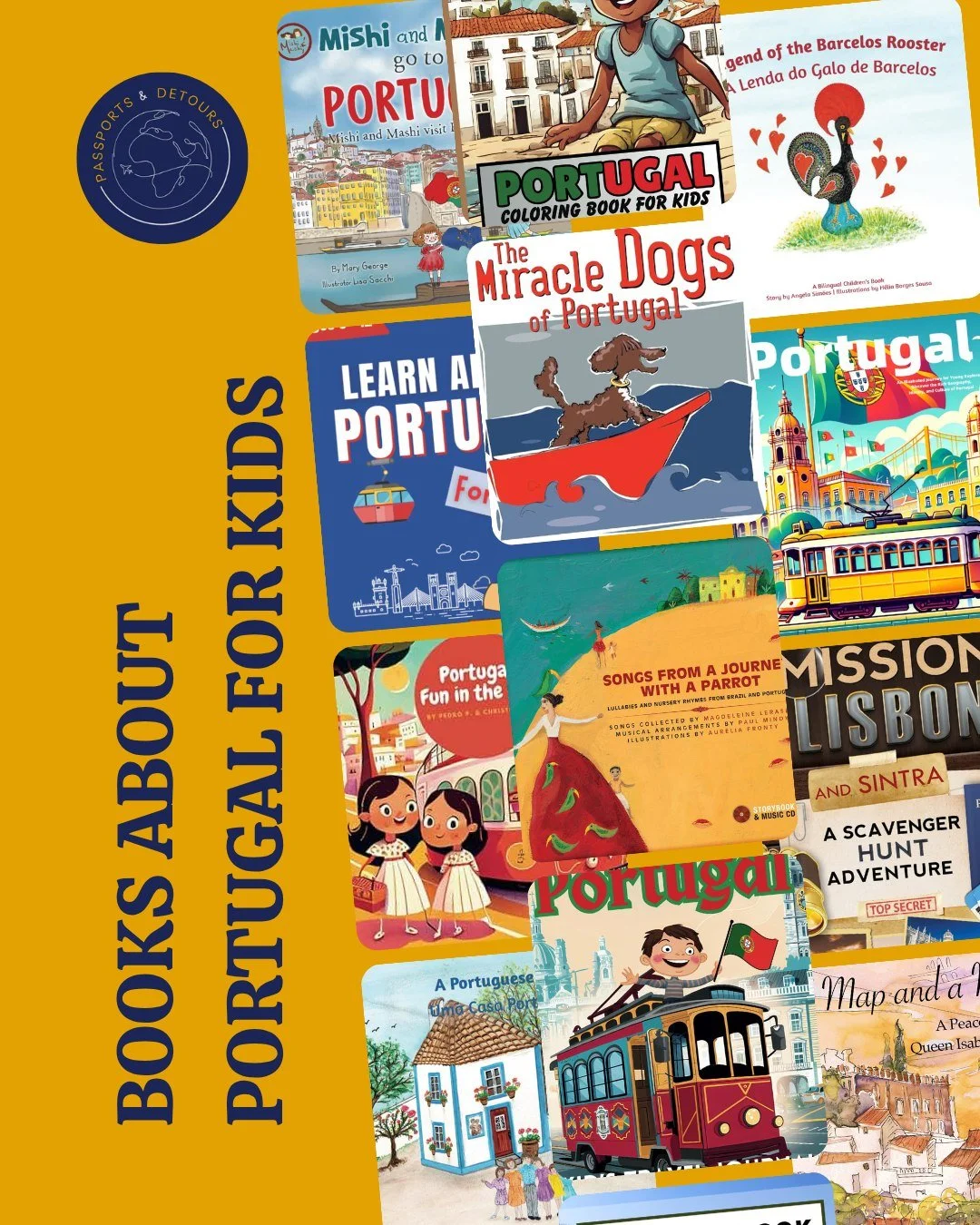 📚 🇵🇹 Best picture books about Portugal for kids.
Prepare your trip and get the kids excited about their next destination with some fun books. From legends or fun facts books to a treasure hunt you can do while there, there is something for everyo