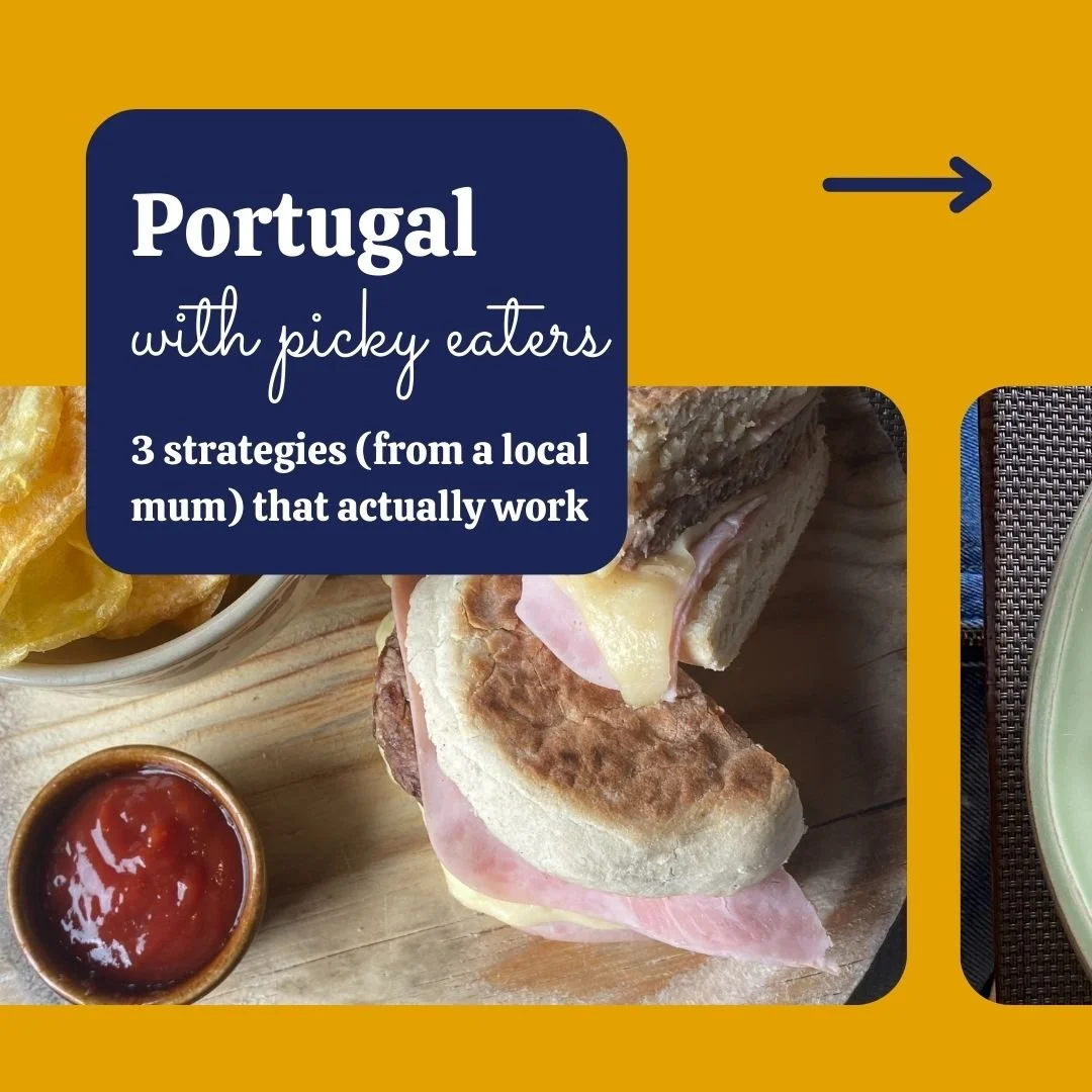 Travelling with picky eaters? Here's what actually works in Portugal 🇵🇹

Food is one big topic that comes back all the time for parents who travel: fighting over food ruins everyone's holiday. These three strategies have been game-changers for us i