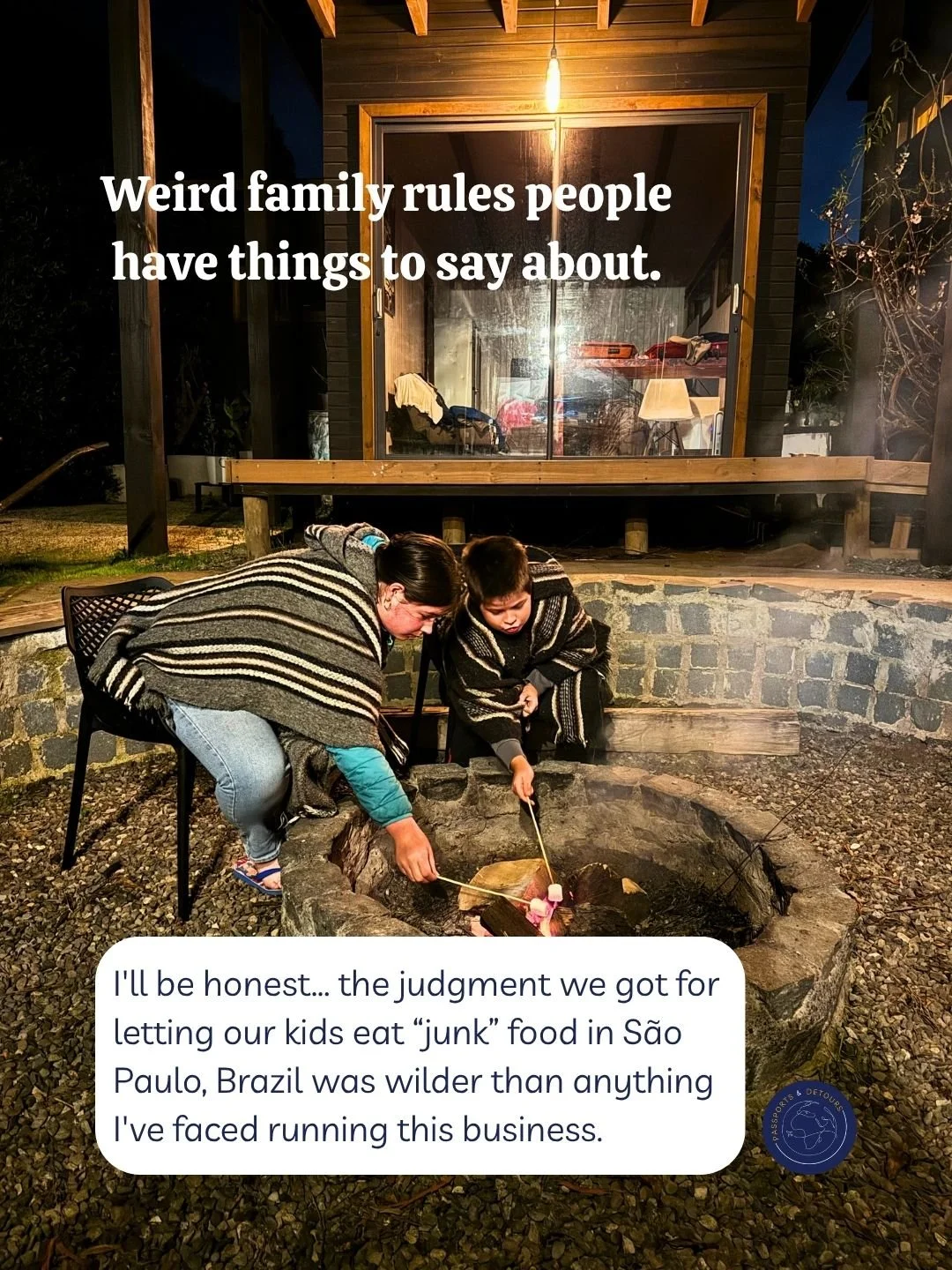 We have a few "rules" when we travel as a family. And when I shared them, people had a LOT to say.

Some loved them. Some thought we were too relaxed. Some thought we were mad.

But here's the thing: these aren't rules we found in a parenti