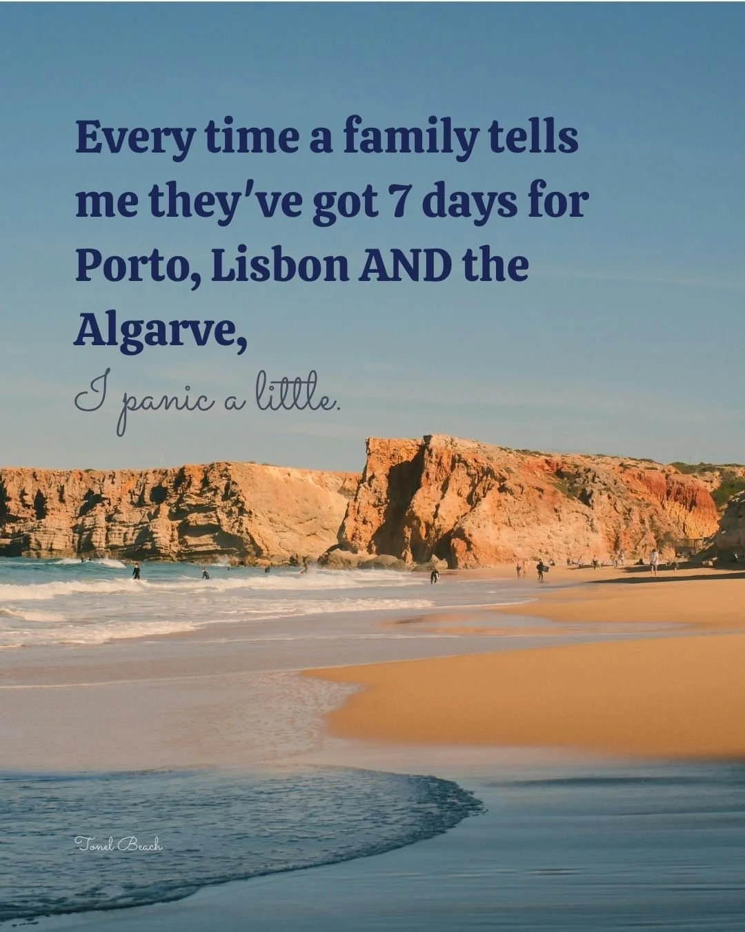 The question I get asked more than any other: how many days do I need in Portugal?

And my answer is always the same: it depends. 

Not because I'm being unhelpful but because every family is different. Your kids' ages, your travel style, your budget