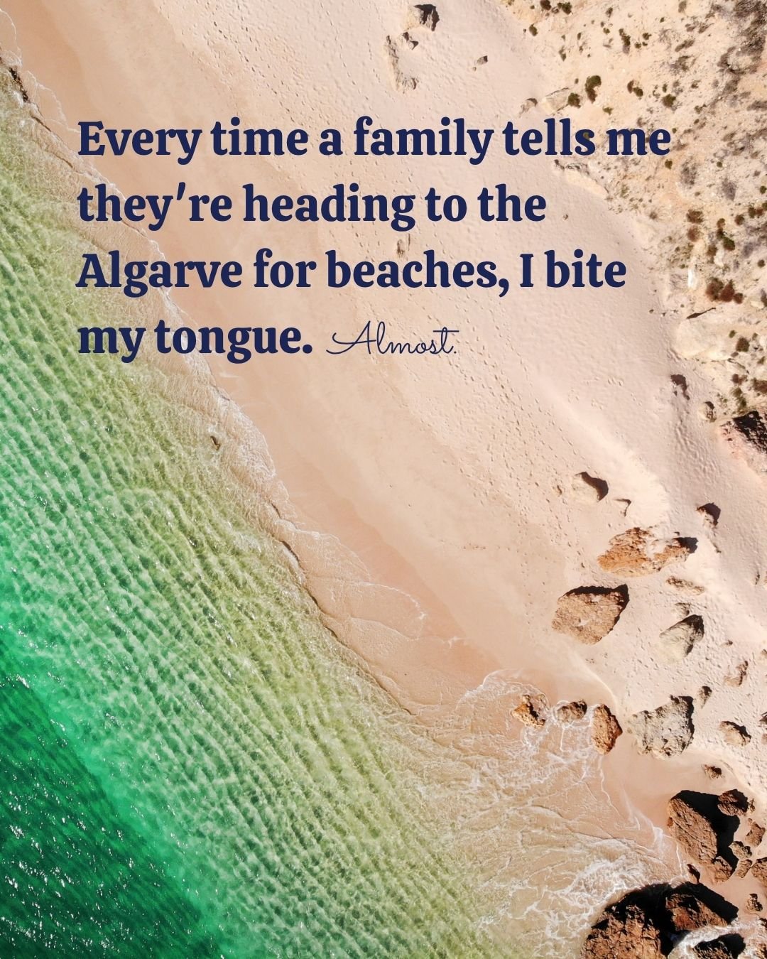 You don't need to go to the Algarve for great beaches. 
Want to know which region suits your family best? 
DM me to schedule a chat.