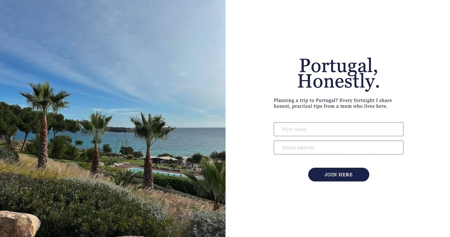 Portugal for Families newsletter