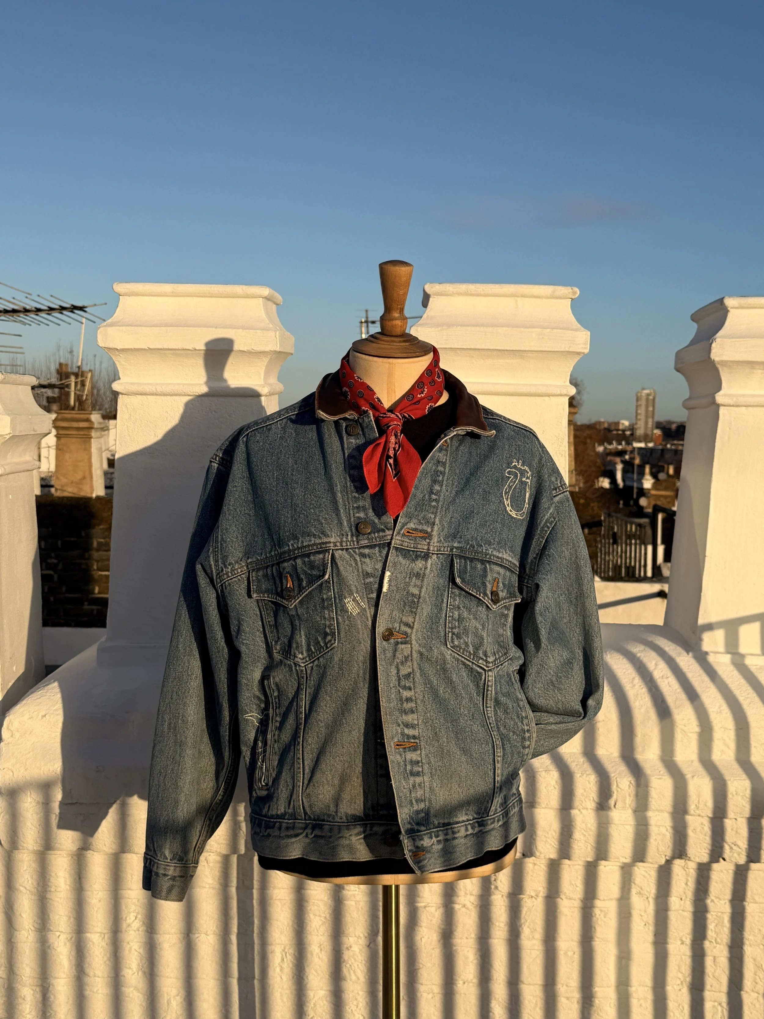 Vintage Cowboy Denim Jacket