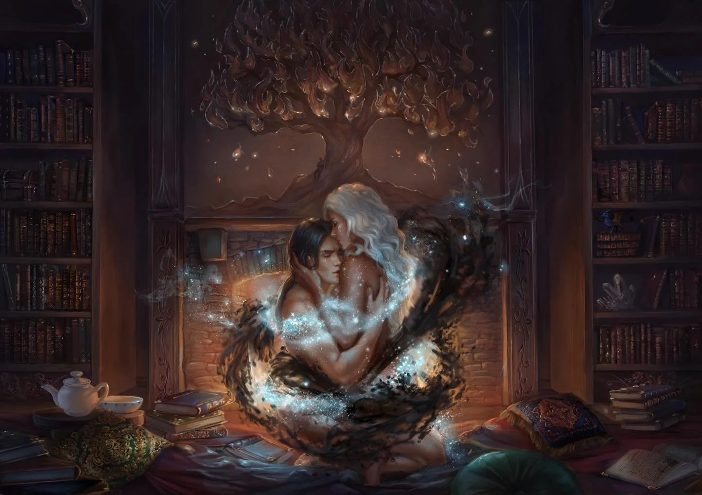 We have a huge trove of TKCS art to share in the weeks leading up to Burn&rsquo;s release on September 8, 2026, and I had to kick things off with this incredible piece from @celebril.art !! Every piece I&rsquo;ve ever seen from Eva is STUNNING, and t