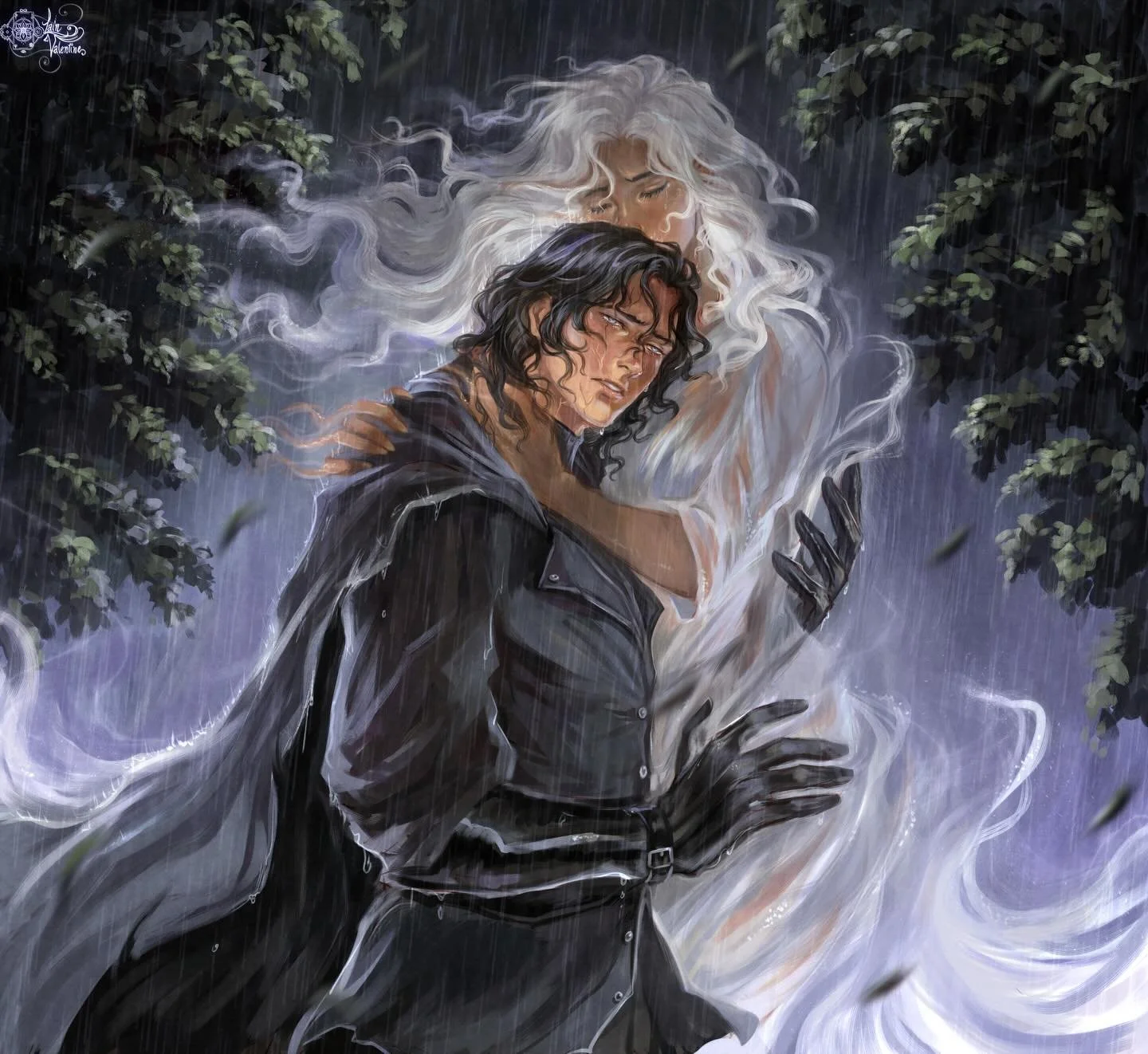 Woke up, felt like choosing vi&ouml;lēnce 😏

This stunning piece by @lainvalentine is one of my all-time favorite art commissions. The way you can just FEEL the pain and longing coming off the screen brought tears to my eyes and still makes me emoti