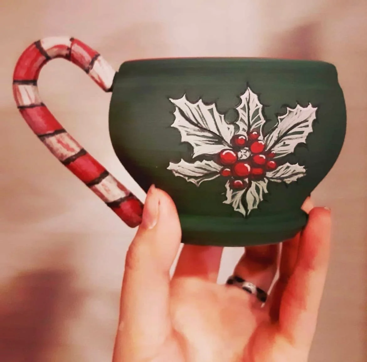 beautiful clay cup with your own hands