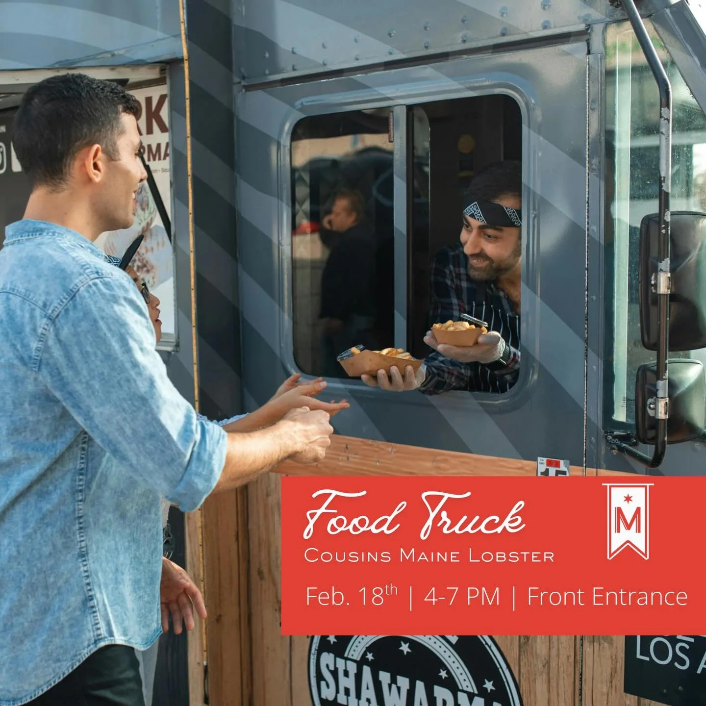 🚚 Food Truck Alert!

@cousinsmainelobster will be on-site TODAY starting at 4PM! Scan the QR code to check out the menu &amp; grab dinner without leaving home 😋🦞

See you there!