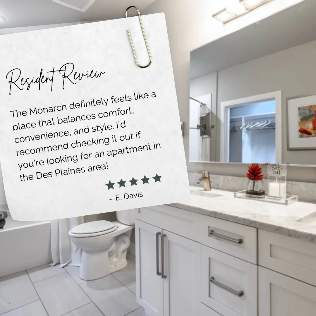 5 ⭐️&rsquo;s  and real love from our residents.
At The Monarch, it&rsquo;s more than an apartment, it&rsquo;s a lifestyle.

Comfort, convenience, and style all in one place.
Welcome home 🫶

#TheMonarch #DesPlainesLiving #ResidentLove #LuxuryApartmen