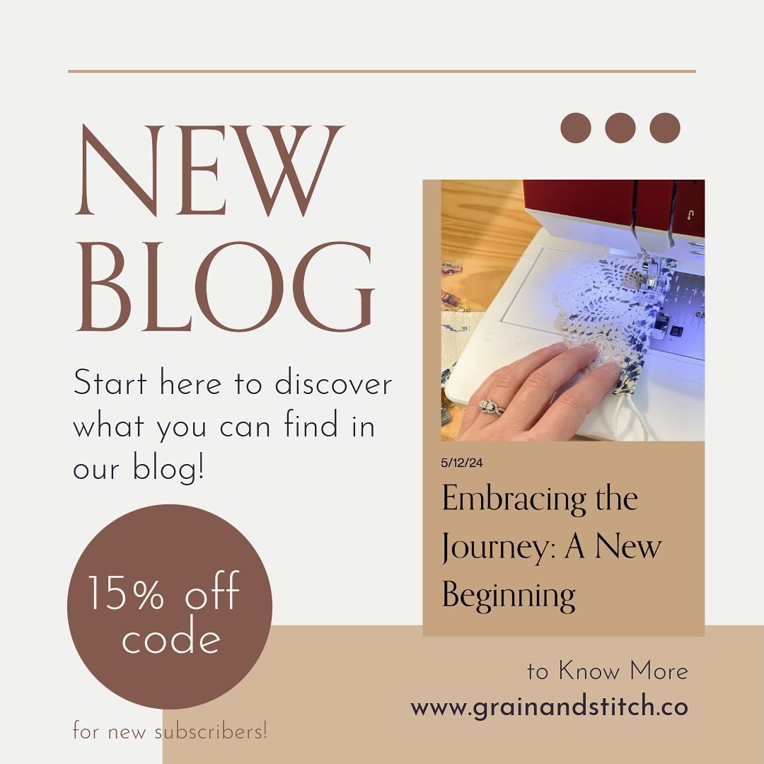 🌟 Exciting News! 🌟

Ever wondered how to bring more meaning and soulfulness into your life through creativity? Hi, I&rsquo;m Tamara, and I&rsquo;m thrilled to introduce the Grain &amp; Stitch blog, dedicated to the art of handmade and upcycled crea