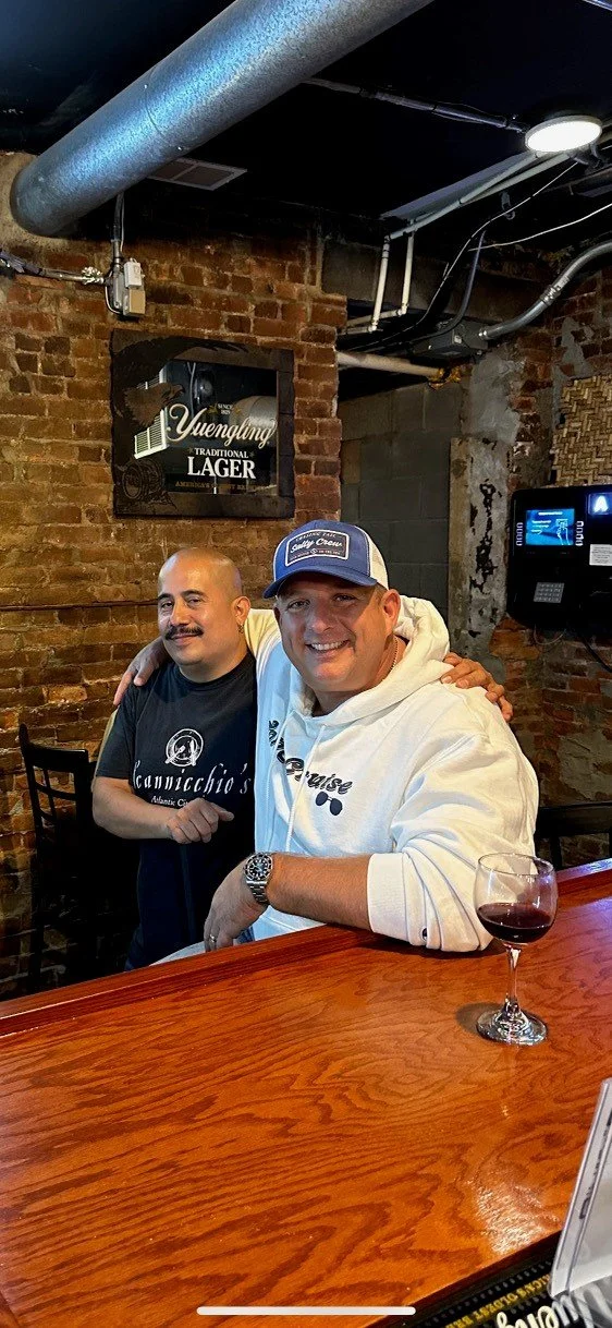 New owner of Moments at Scannicchios, Thomas Piermatteo, with head chef, Omar Castro Lucas.