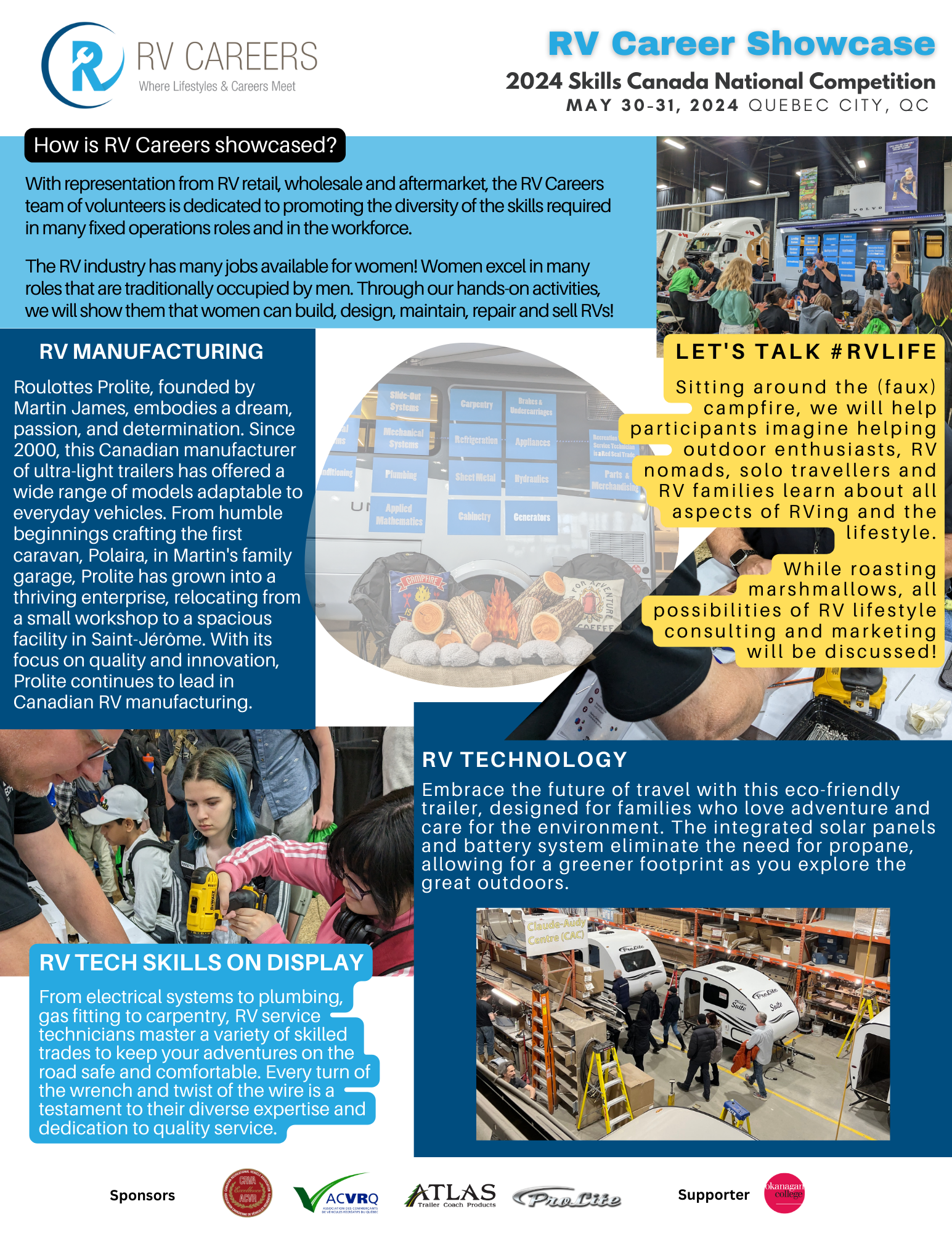 RV CAREER SHOWCASE AT THE 2024 SKILLS CANADA NATIONAL COMPETITION — RV ...