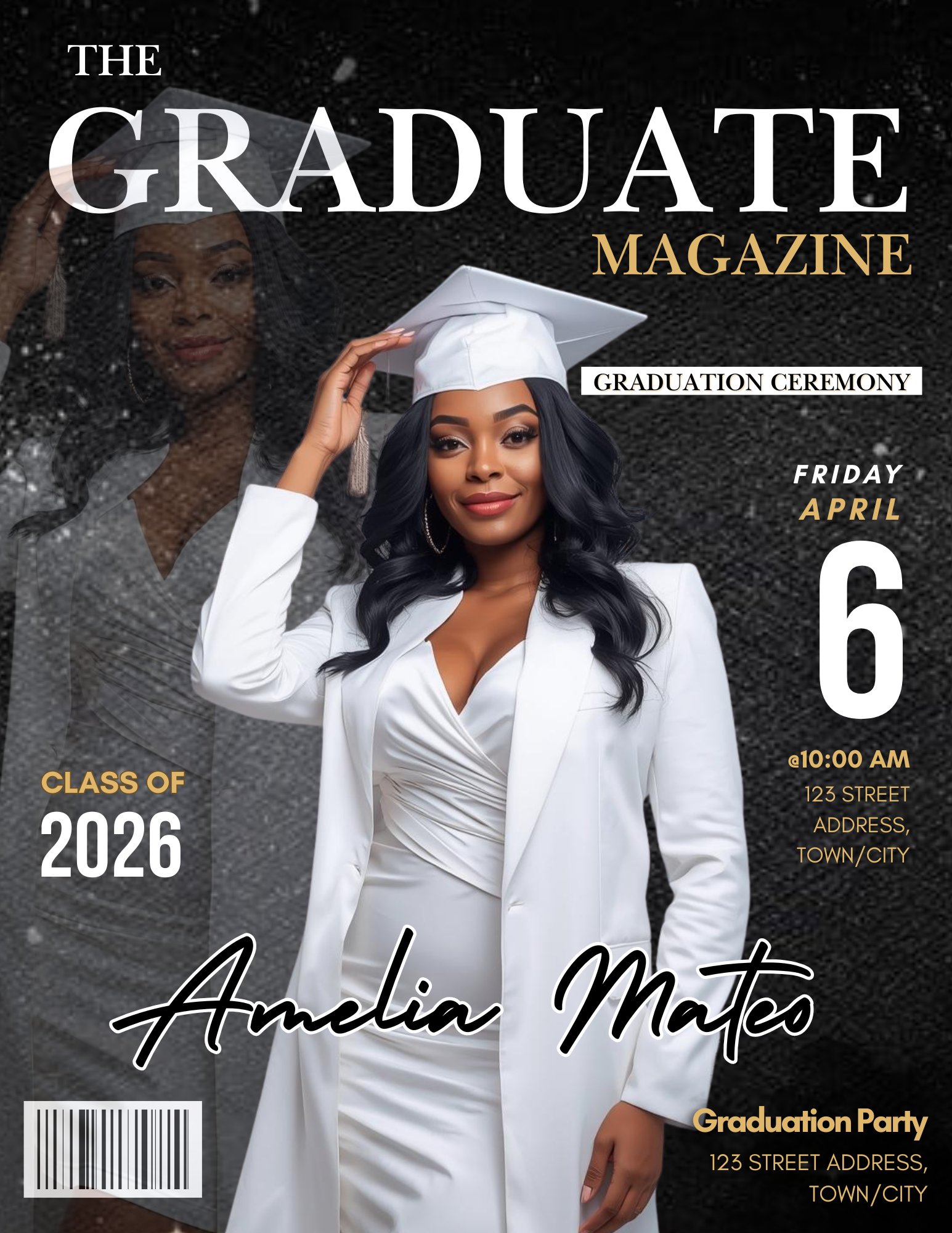 Black & White Graduation Theme