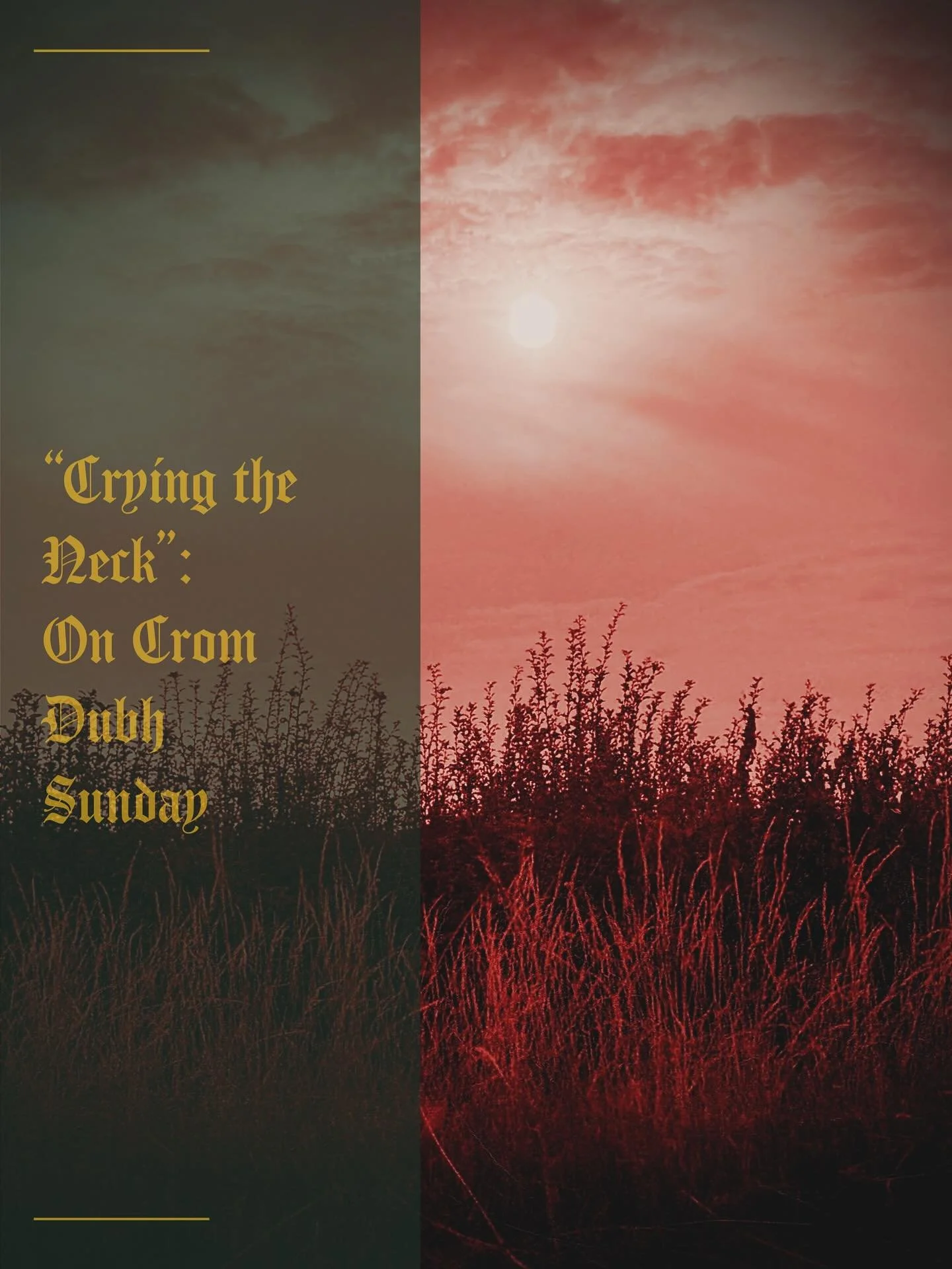 🇫🇷 𝕾𝖔𝖑𝖊𝖎𝖑 𝕾𝖔𝖚𝖋𝖋𝖗𝖆𝖓𝖙: 𝖑𝖊 𝕯𝖎𝖒𝖆𝖓𝖈𝖍𝖊 𝖉𝖊 𝕮𝖗𝖔𝖒 𝕯𝖚𝖇𝖍 🩸🌾 

Sang de la terre, enivre-moi.
Il y a quelques dates, dans mon calendrier, qui marquent des points particuliers de sacrifice rituel au cours de l&rsquo;ann&eacut