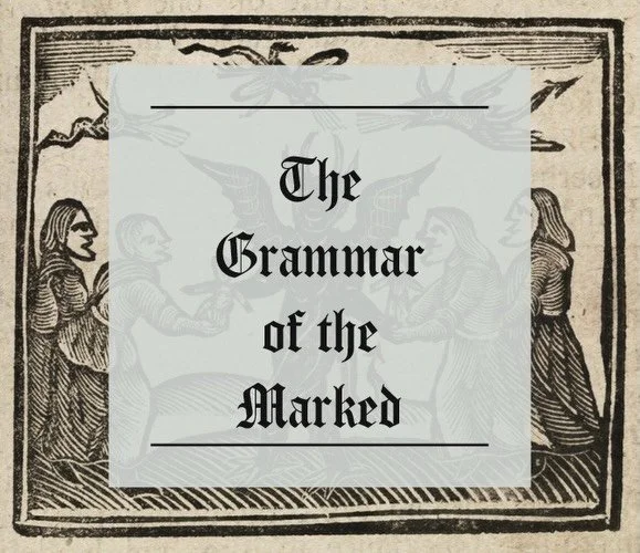 [🇫🇷👇 𝕲𝖗𝖆𝖒𝖆𝖗𝖞𝖊]

Certaines vies portent avec elle la syntaxe subtile de l&rsquo;Autre Monde. &Ecirc;tre marqu&eacute;.e n&rsquo;est pas symbolique mais litt&eacute;ral - la trace ou le signe laiss&eacute; par des esprits, des dieux ou des a