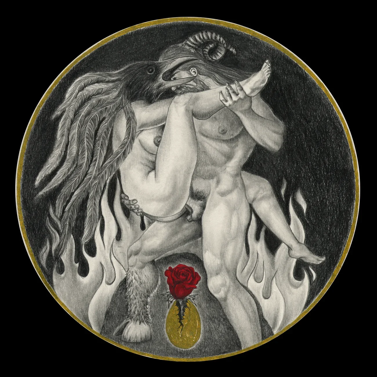 Morrigan and Dagda, by Dee Mulrooney