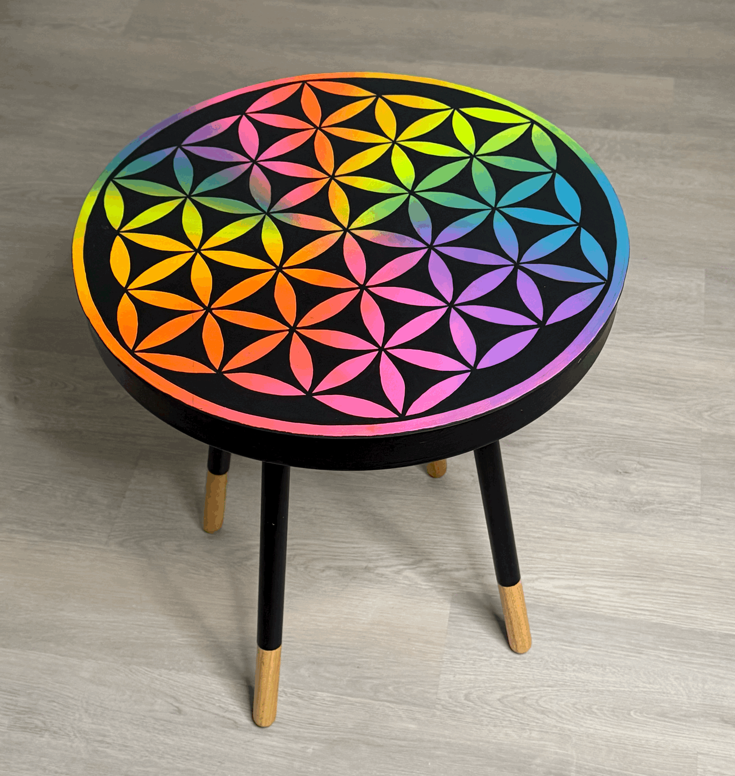Flower of Life Side Table