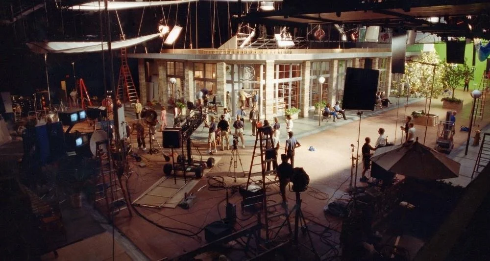 A Video Production crew on sets