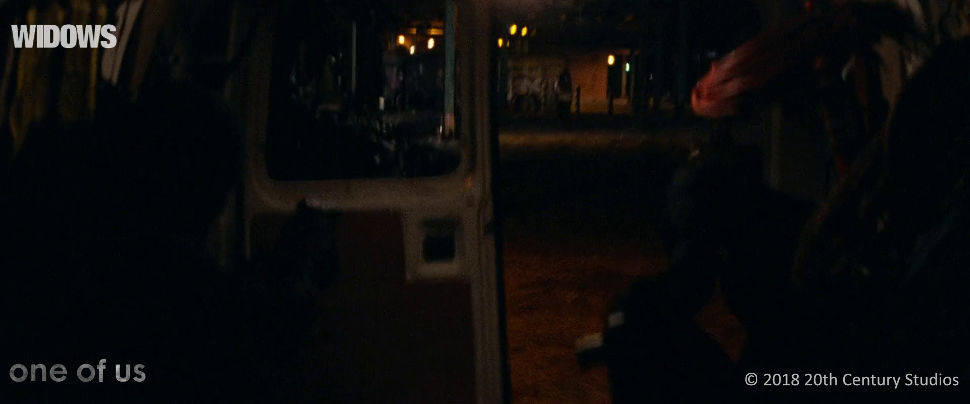 The van rear doors and shuttering glass were added in CG, along with some additional muzzle flashes and sparks