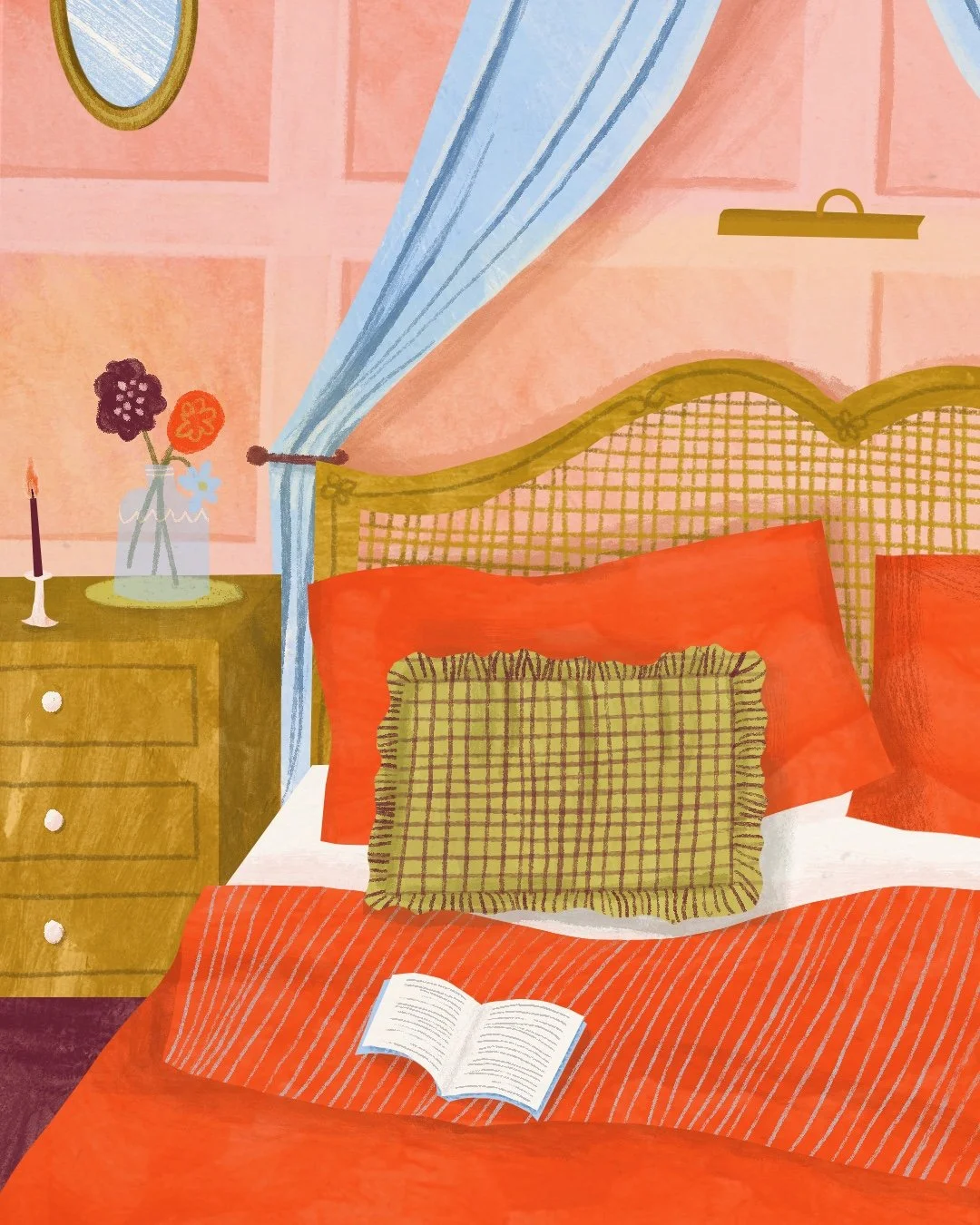 Personal illustration - mixed media 2025