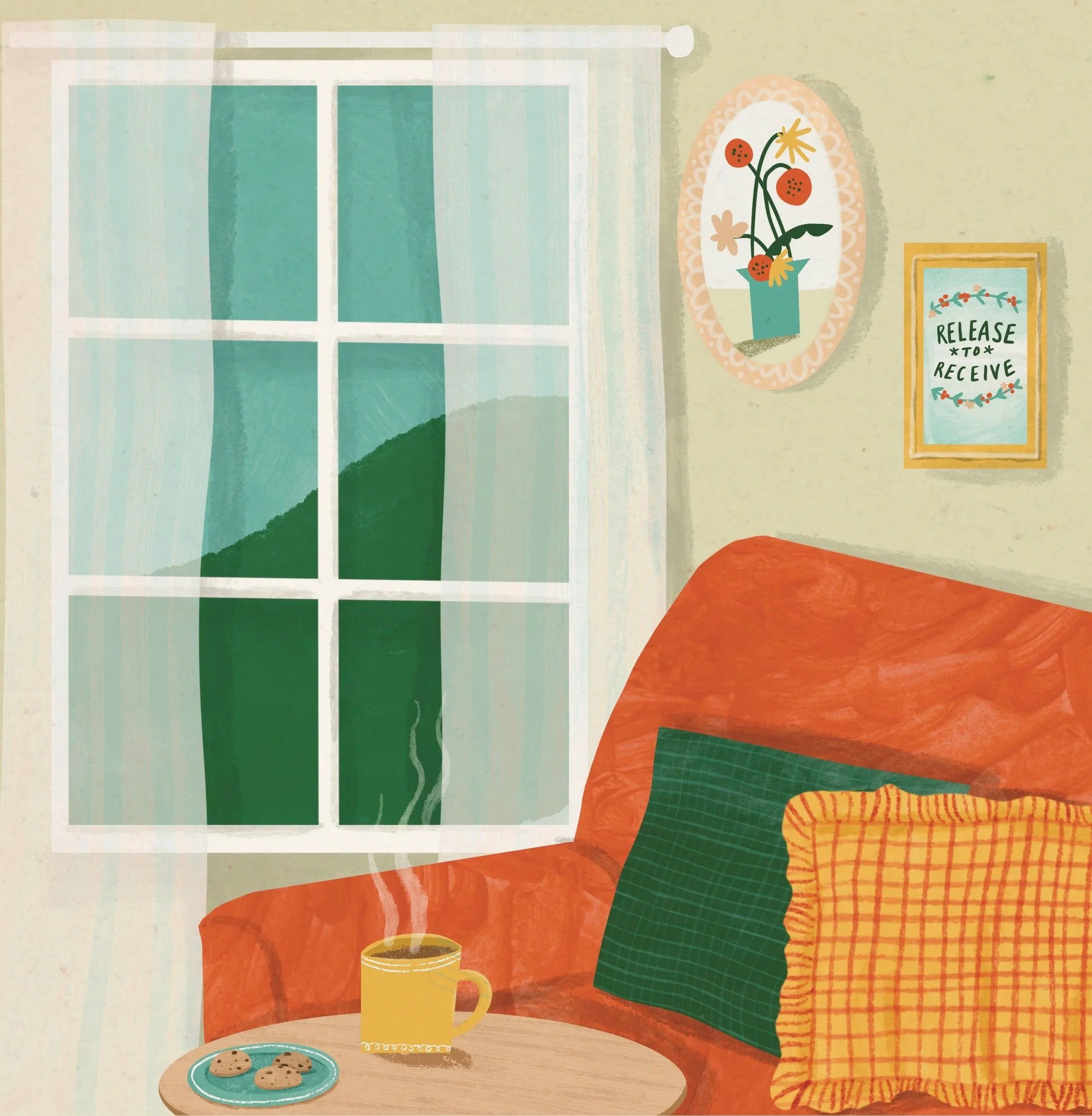 Personal illustration - mixed media 2025