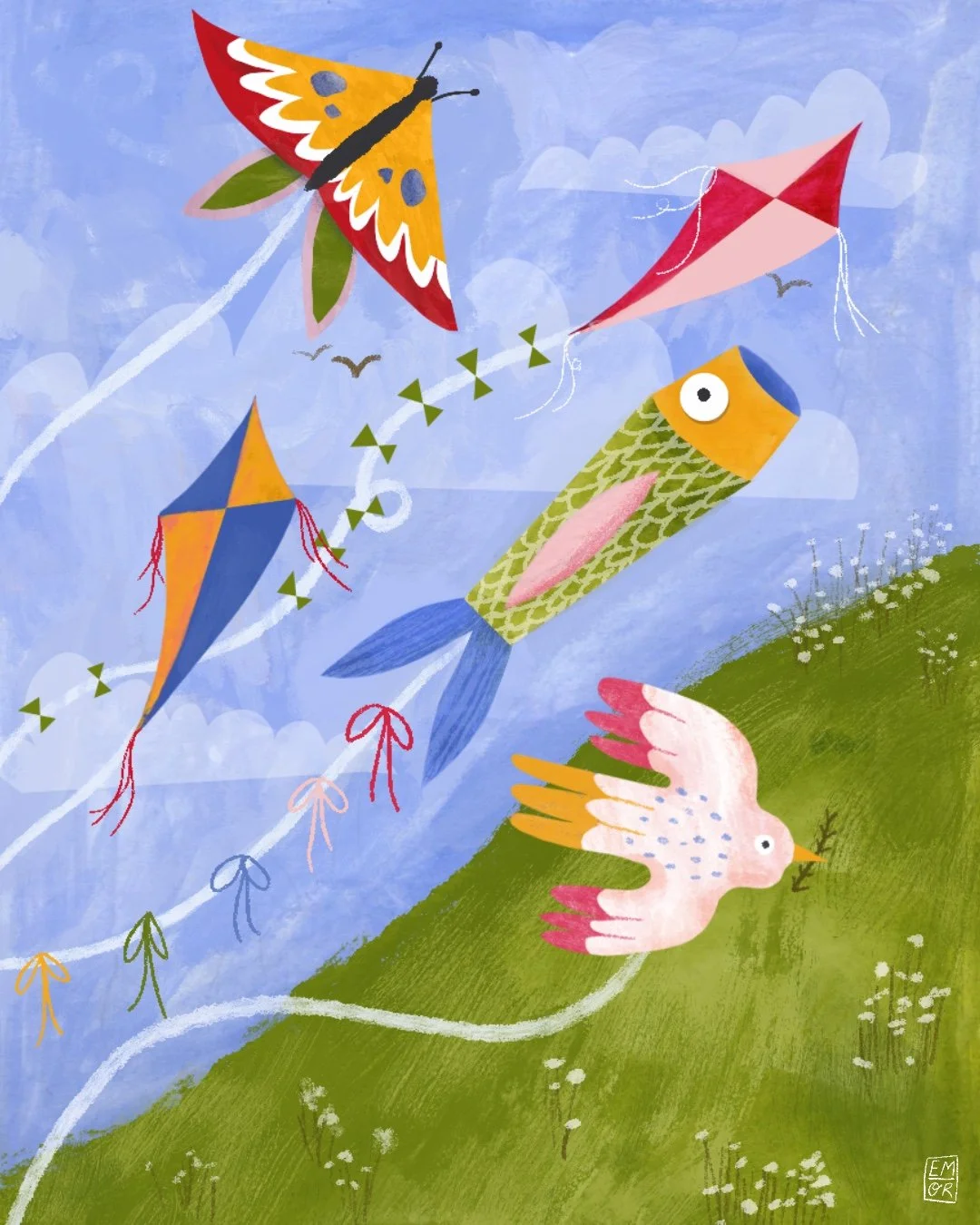 Personal illustration - mixed media 2025