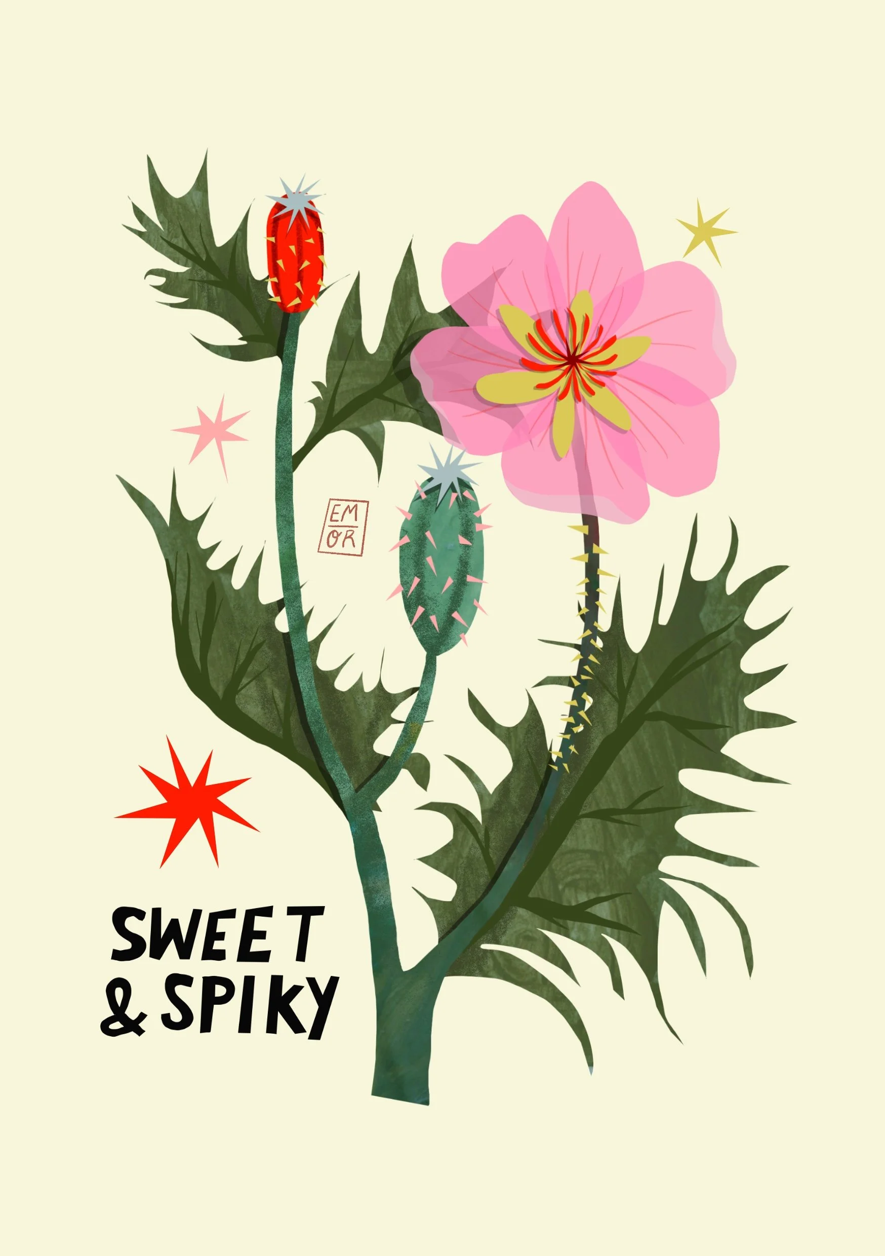 Self initiated spring 2025 print - digital collage on paper