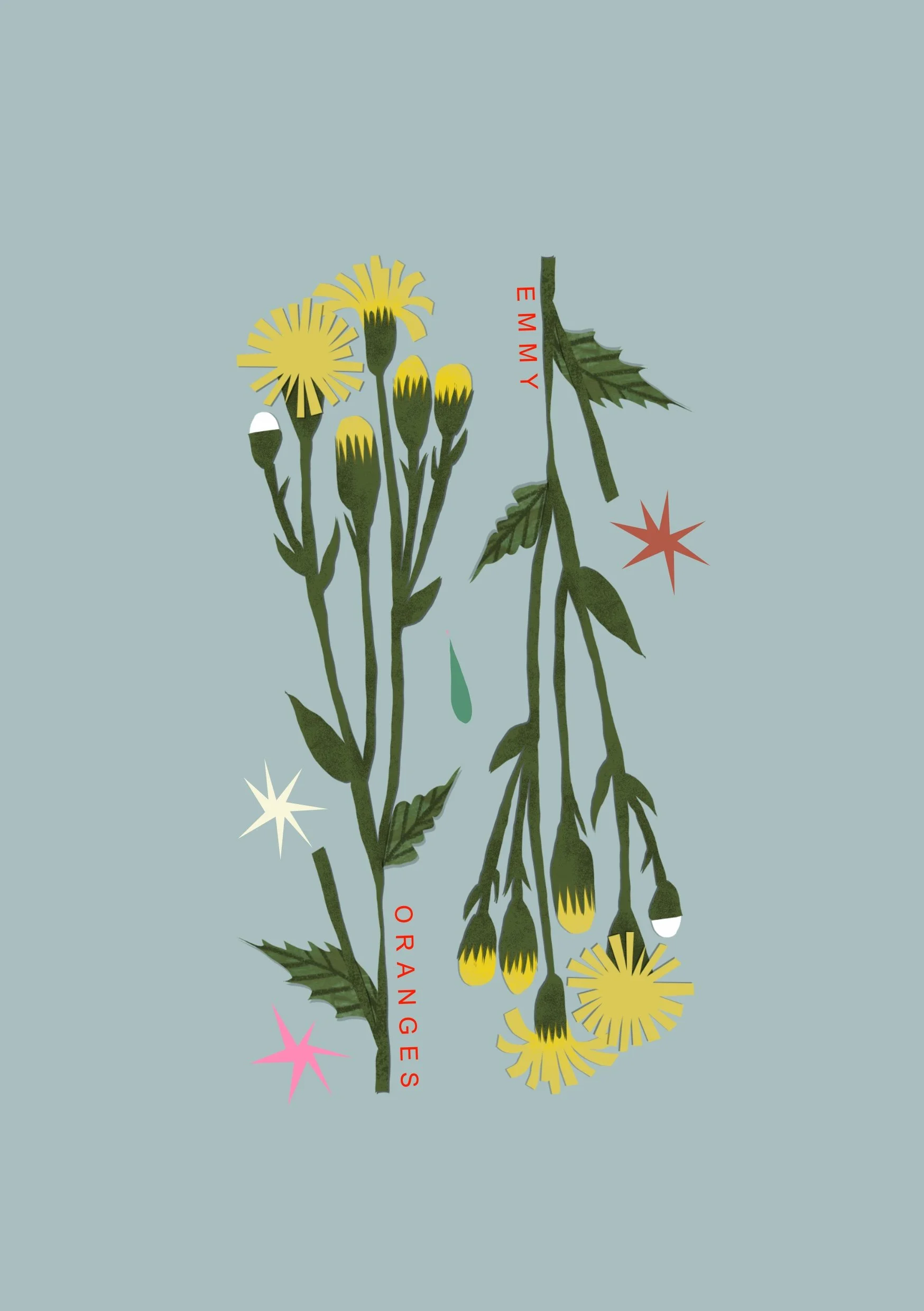 Self initiated spring 2025 print - digital collage on paper