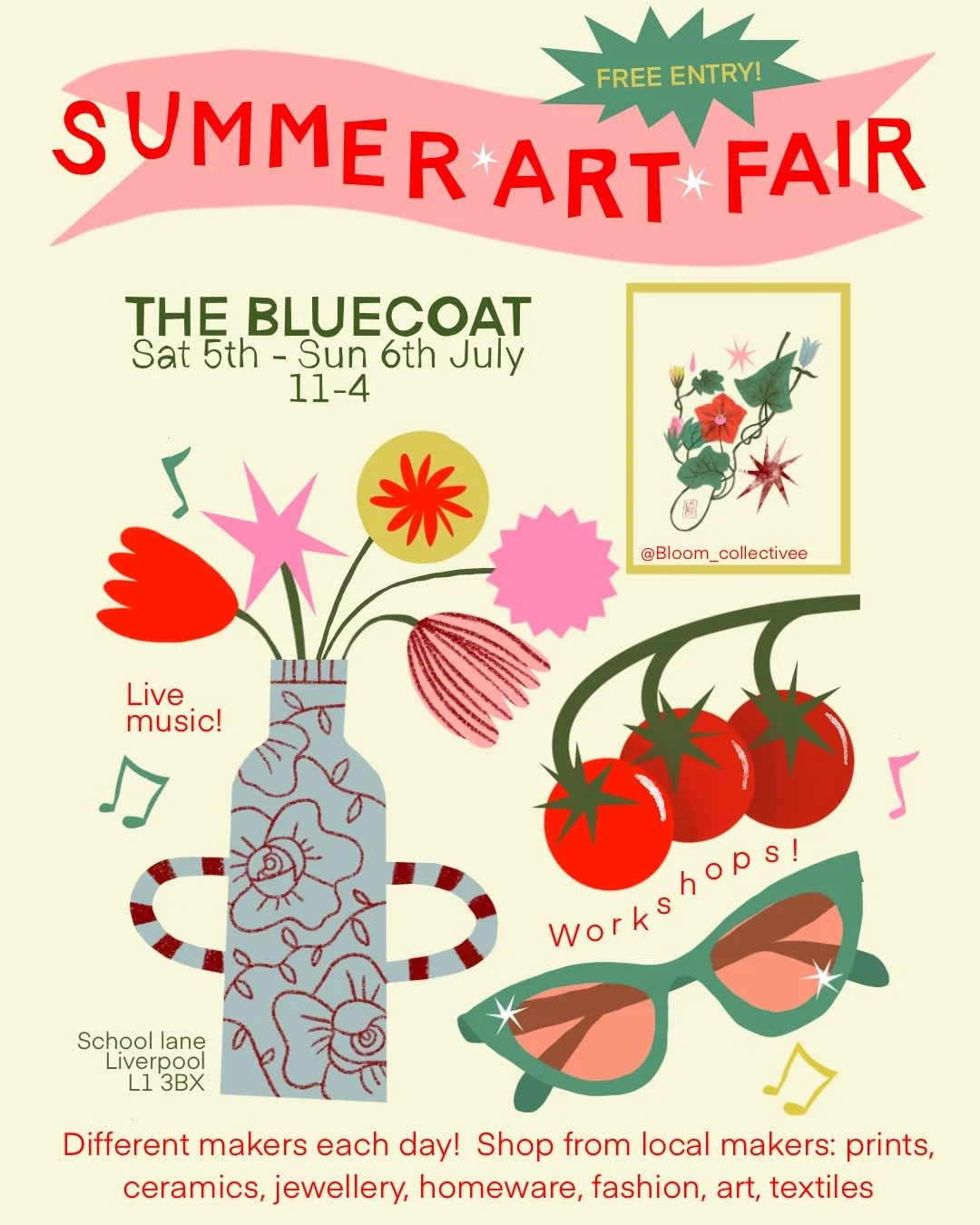 Poster design - BLOOM collective