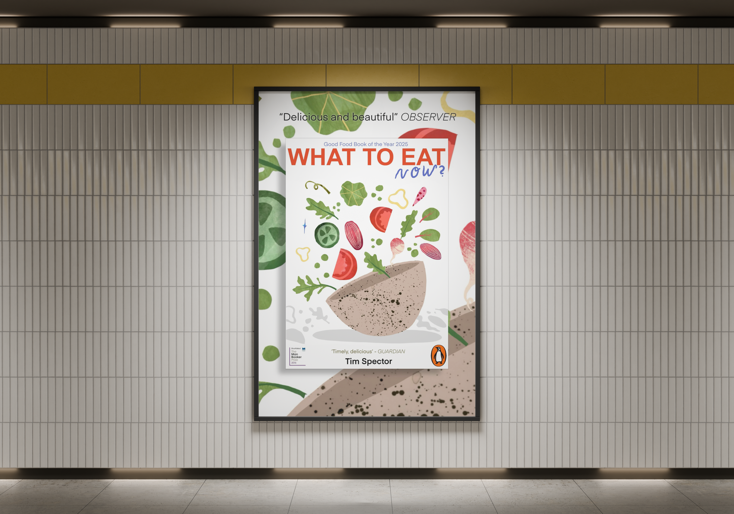 Mock up of a book cover design billboard - 2025