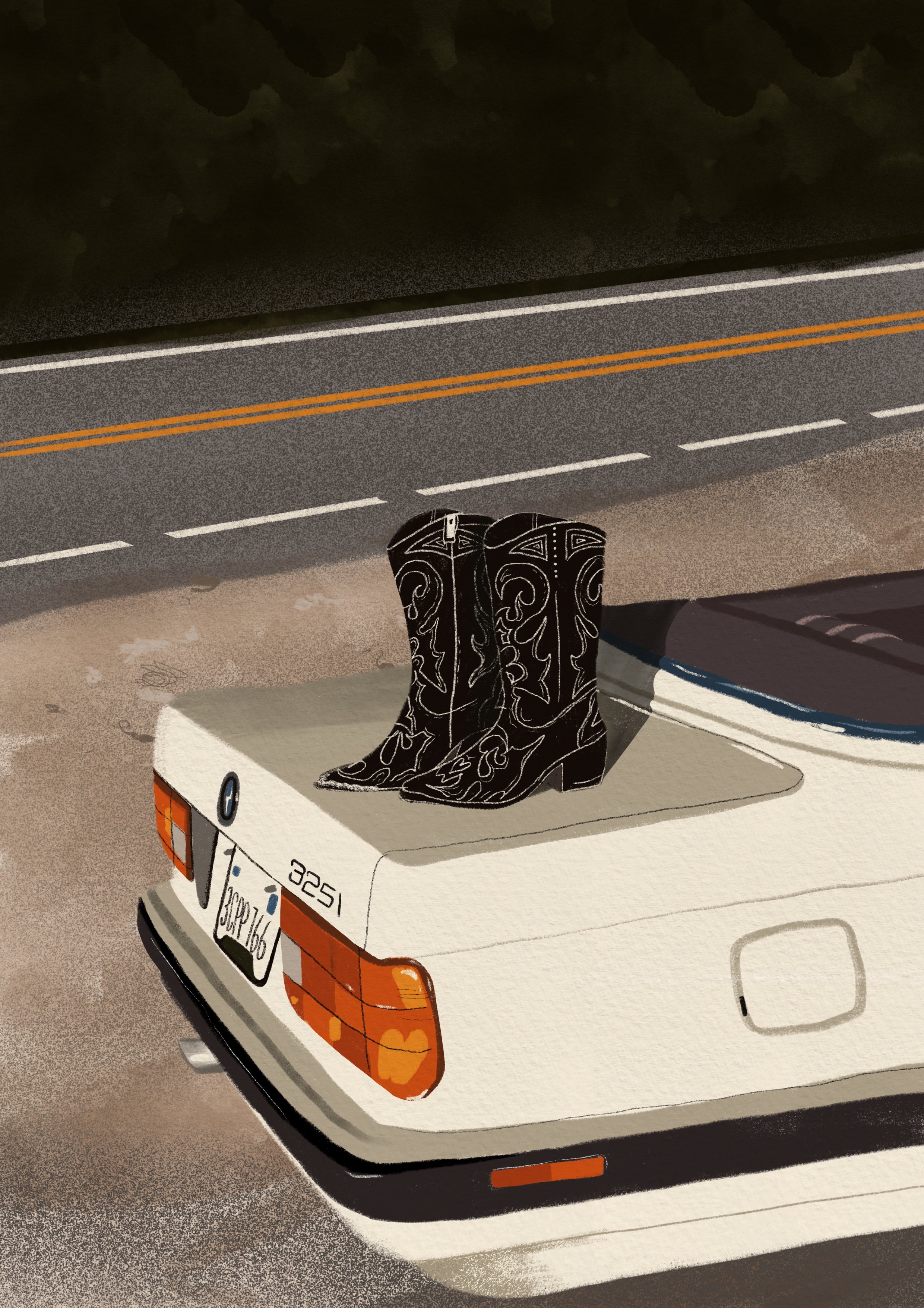 YeeHaw for BMW - 2023
This was a self initiated illustration however I was contacted by BMW who had found me via Instagram and fallen in love with it! They went on to use it as part of a social media advertising campaign,  and ordered several prints 