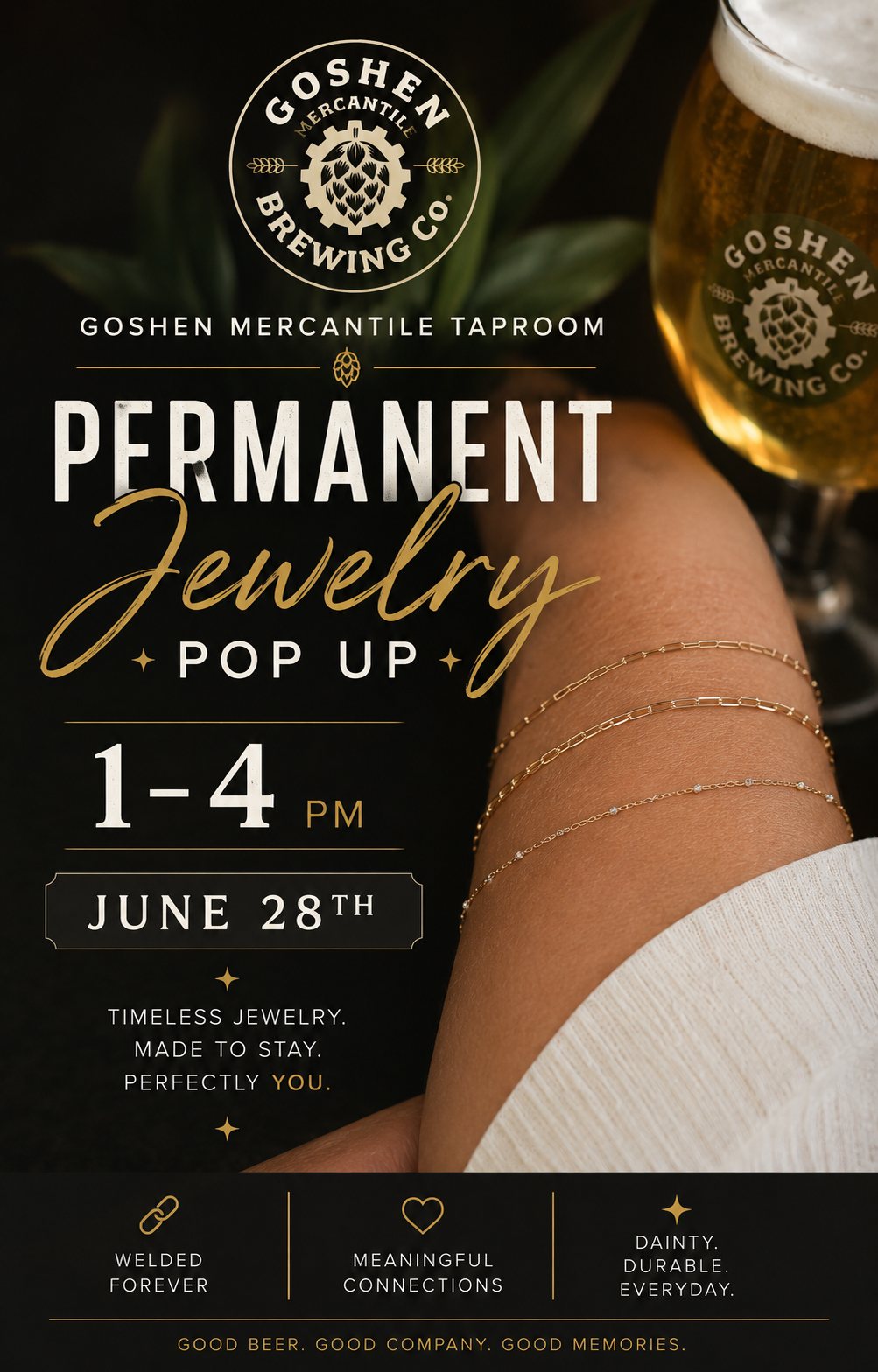 Permanent Jewelry Pop up 