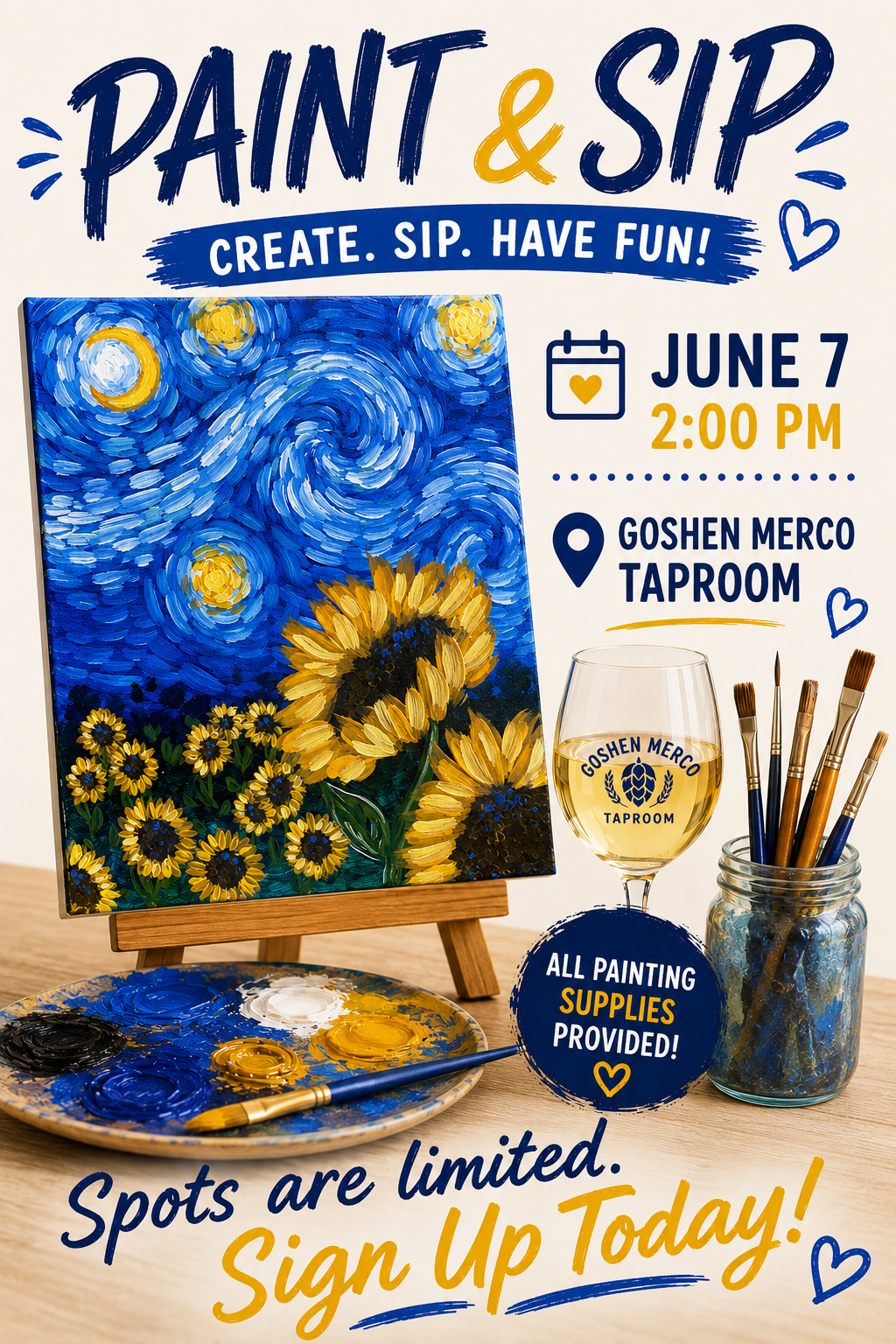 Paint & Sip at the Taproom