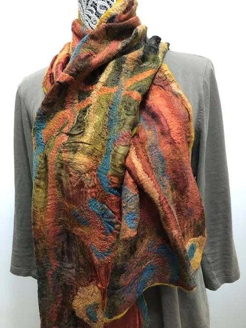 Silk scarf - warn and beautiful
